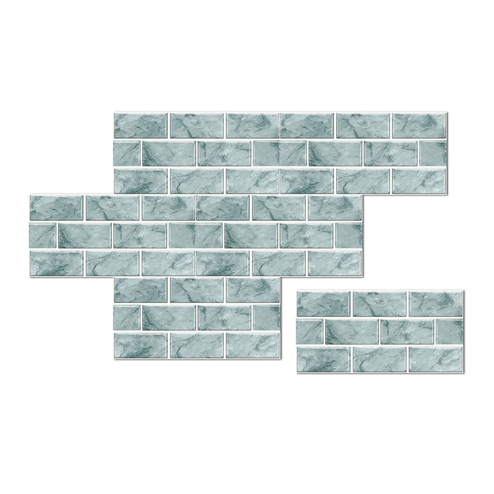 Celendi Modern Waterproof PVC Self-Adhesive Wall Tile Stickers - Peel & Stick Wall Decor for Living Room, Dining Room, Kitchen, Bathroom - Easy DIY Home Decoration & Renovation Solution
