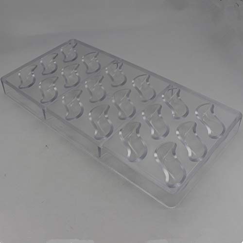 Premium Polycarbonate Chocolate Molds for Baking - Reusable Candy & Dessert Molds for Valentine's Day, Christmas, Birthday Parties & Home Baking