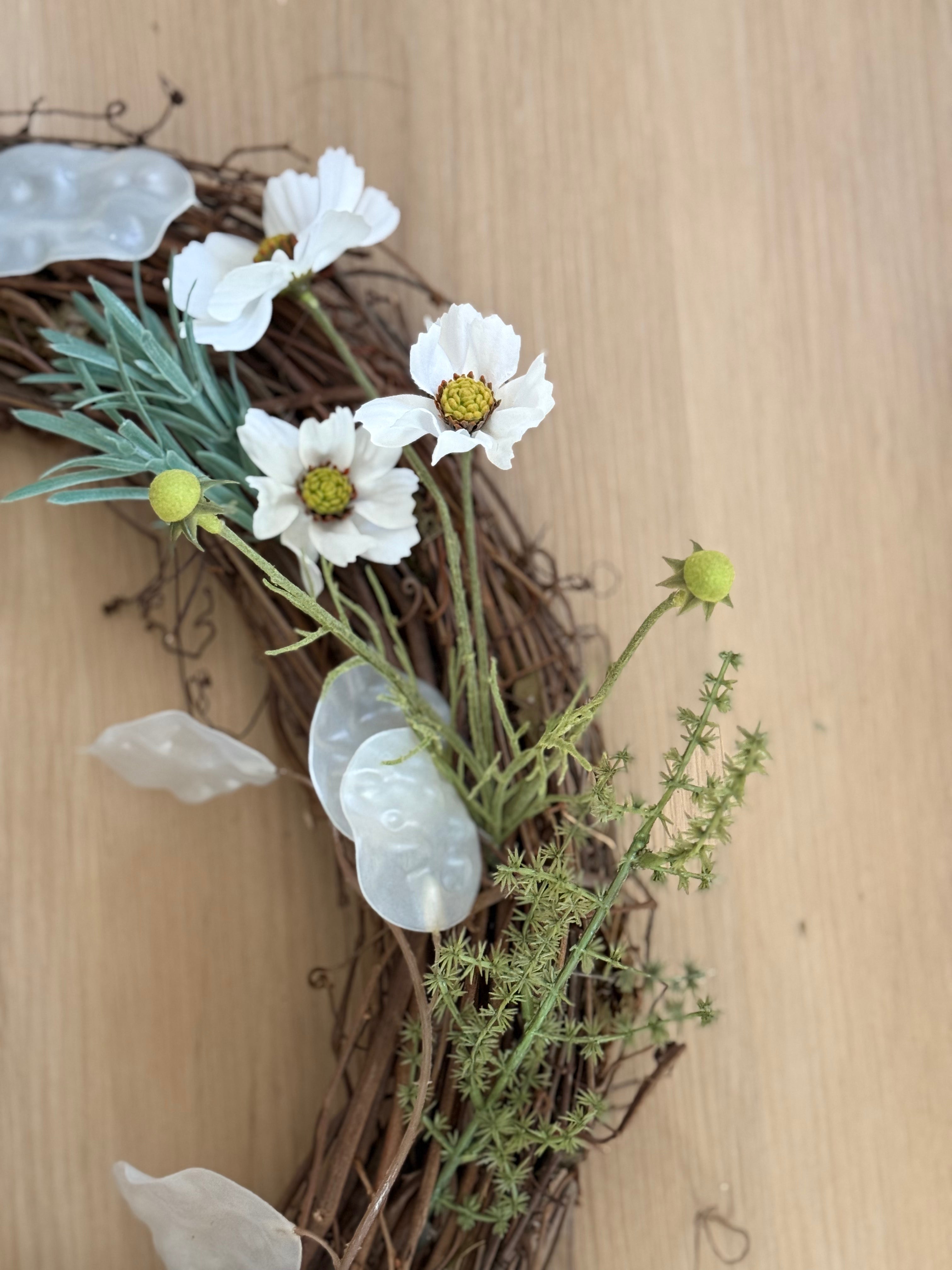 Good Luck Wreath - Elegant Home Decor for Door & Wall - Perfect for Christmas, New Year & Housewarming Gifts