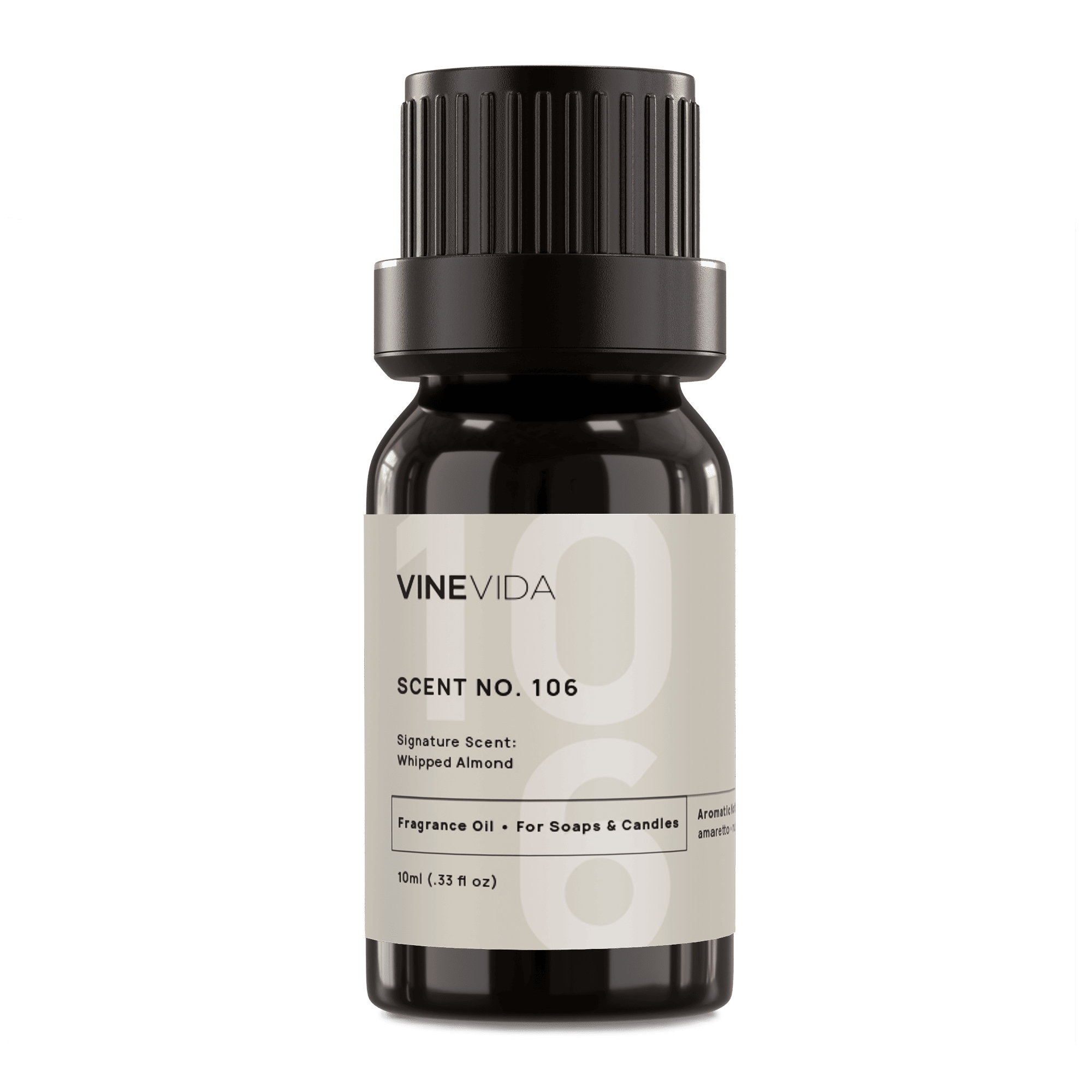 NO. 106 Whipped Almond Fragrance Oil for Soaps, Candles & DIY Crafts - Perfect for Aromatherapy, Home Scenting and Gift Making