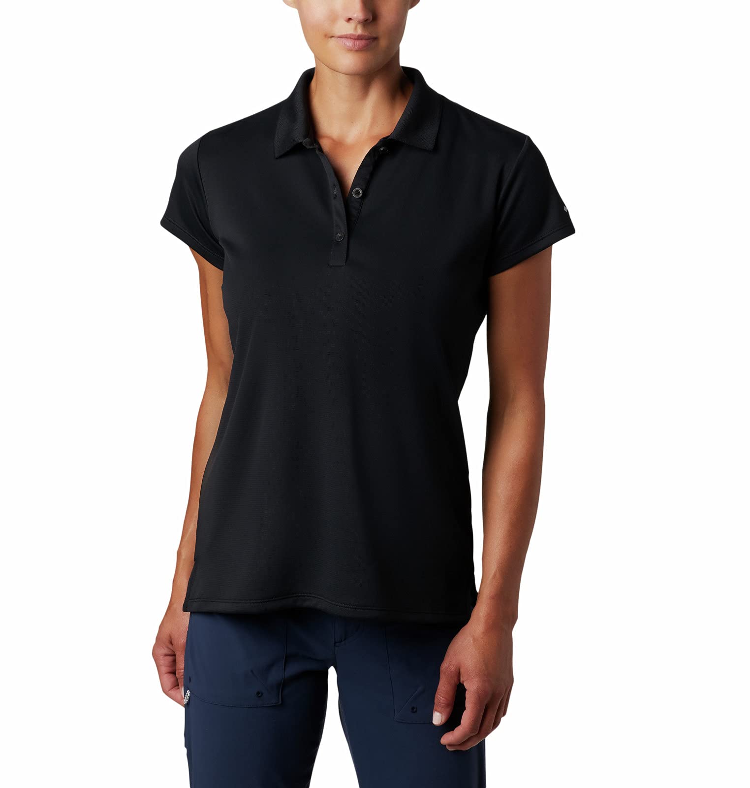 Columbia Women's Innisfree Short Sleeve Polo Shirt - Moisture-Wicking, UPF Protection for Golf, Tennis & Outdoor Activities
