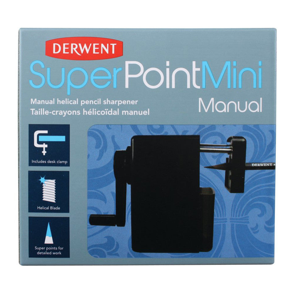 Derwent Super Point Mini Pencil Sharpener - Premium Metal Blade for Artists & Students - Perfect for Sketching, Drawing & School Use