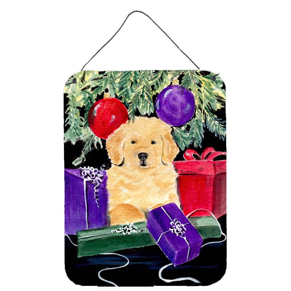 Golden Retriever Metal Wall Art - 12x16 Aluminum Sign for Kitchen, Bar, Bathroom & Front Door Decor | Durable Hanging Plaque for Home & Office | Dog Lover Gift Idea