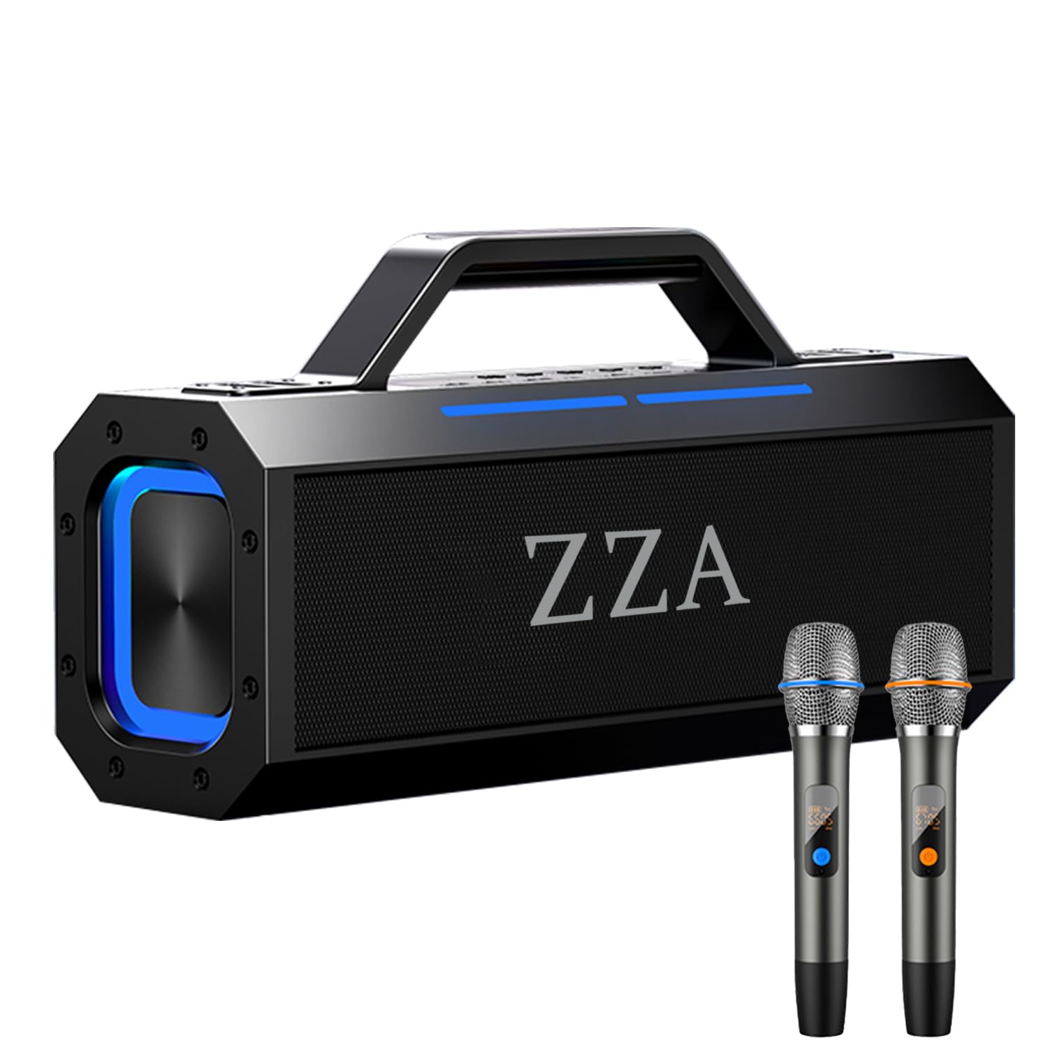 60W Portable Bluetooth Speaker with Deep Bass & Subwoofer - 18000mAh Power Bank, IPX6 Waterproof, 3 Lighting Modes, 100dB Loud Wireless Outdoor Speaker for Camping, Beach, Party, Garage & Home Use