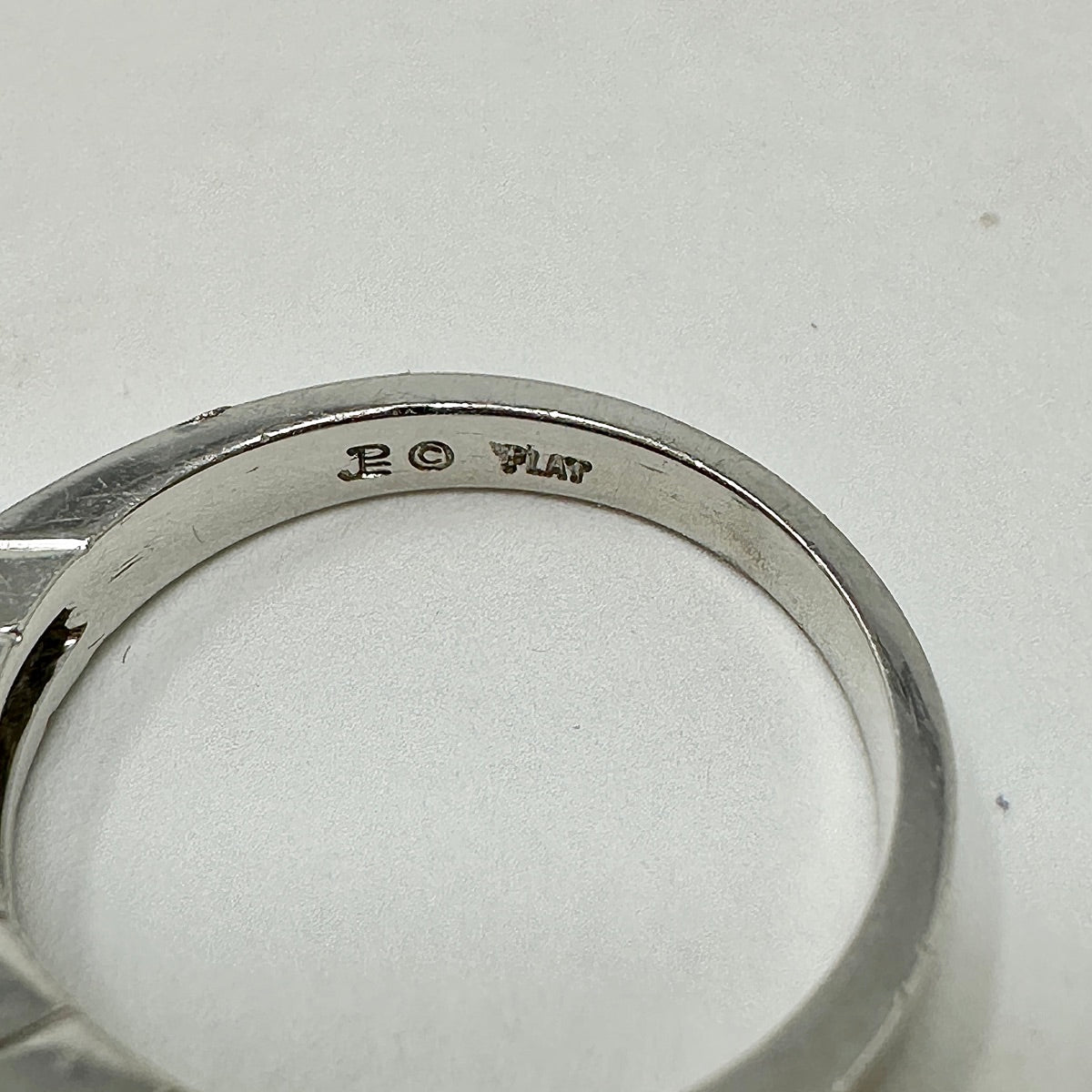Platinum Wedding Band with 9 Baguette Diamonds - Elegant Engagement Ring for Women, Perfect for Proposals, Anniversaries & Special Occasions