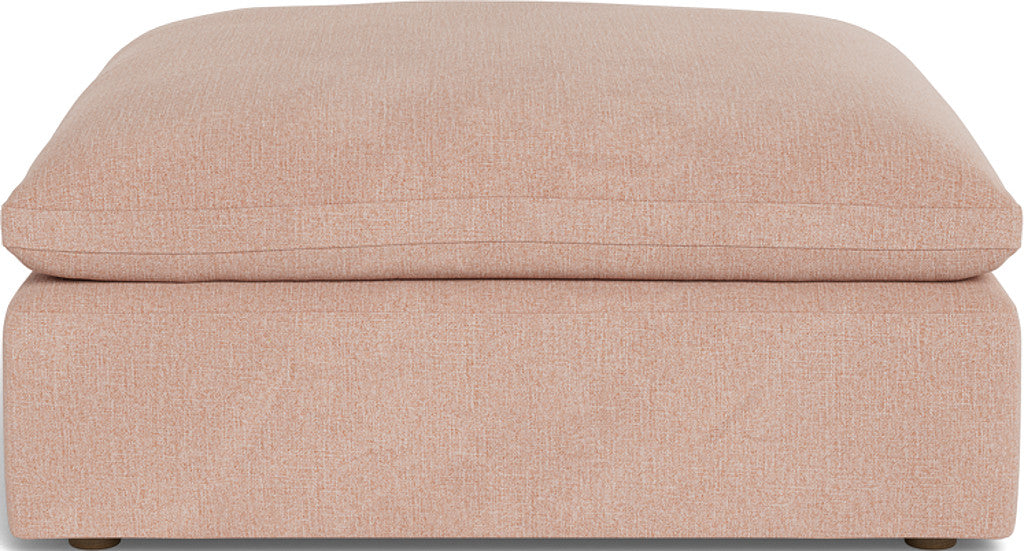 Fluffy Ottoman Stool - Soft Plush Footrest Pouf for Living Room, Bedroom, Nursery - Perfect for Relaxing, Decorating & Extra Seating