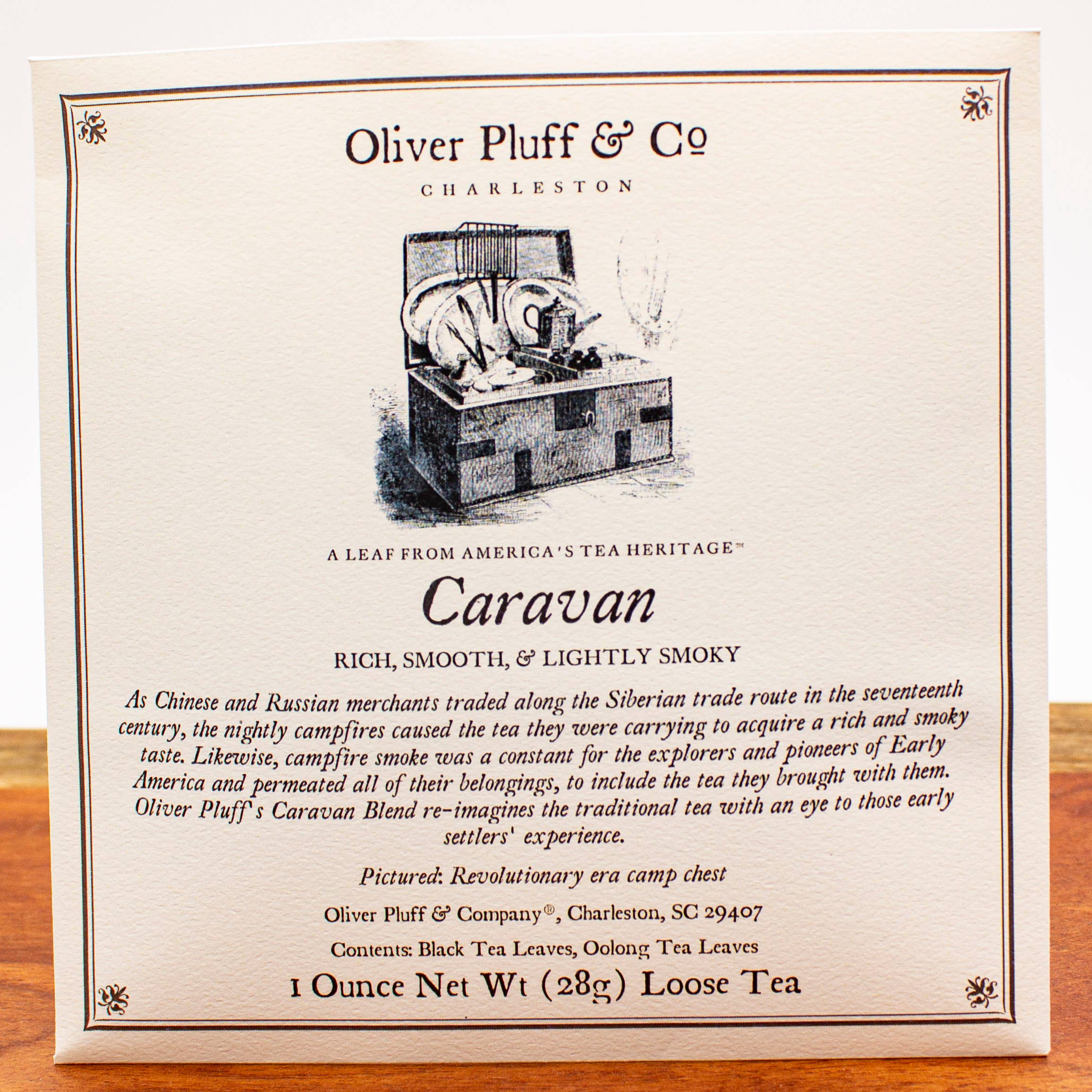 Premium Caravan Fine Tea - 1 oz Envelope | Loose Leaf Black Tea for Afternoon Tea & Relaxation | Perfect for Gifts, Tea Parties & Home Brewing