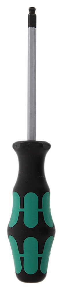Wera 352 Ball-End Hex Screwdriver Set - 5.0mm x 100mm Chrome Vanadium Steel - Perfect for Automotive, Furniture Assembly & DIY Projects (Model 5022815005)