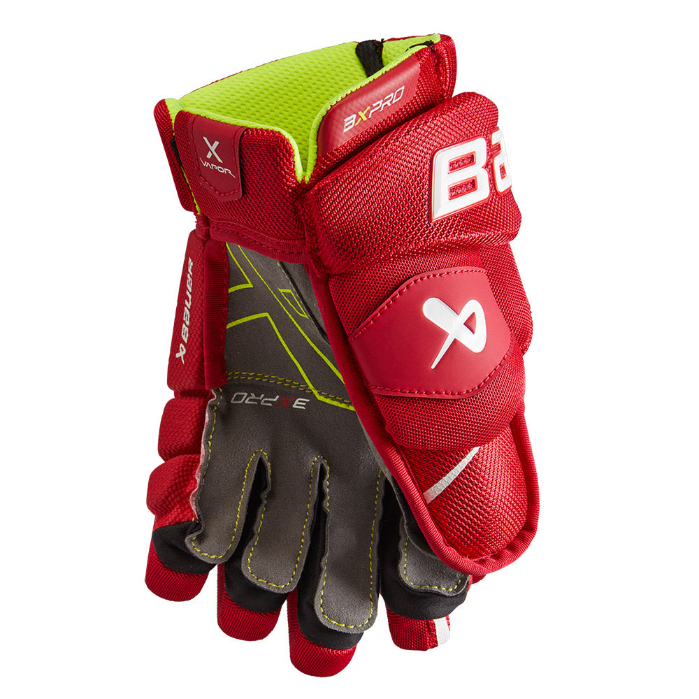 Bauer Vapor 3X Pro Junior Ice Hockey Gloves - Youth Protective Gear for Ice Skating & Hockey Training - Perfect for Games, Practices & Winter Sports