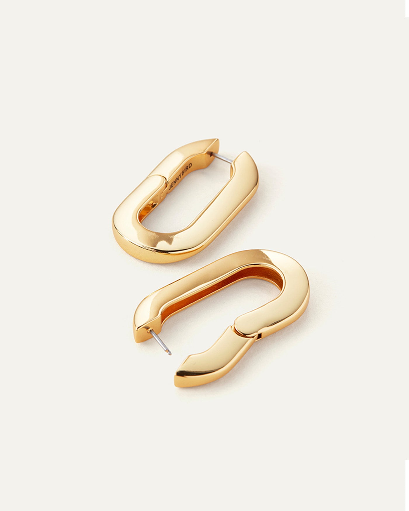 Elegant Gold Plated U Link Earrings for Women - Trendy Hoop Earrings for Daily Wear, Parties & Gifts