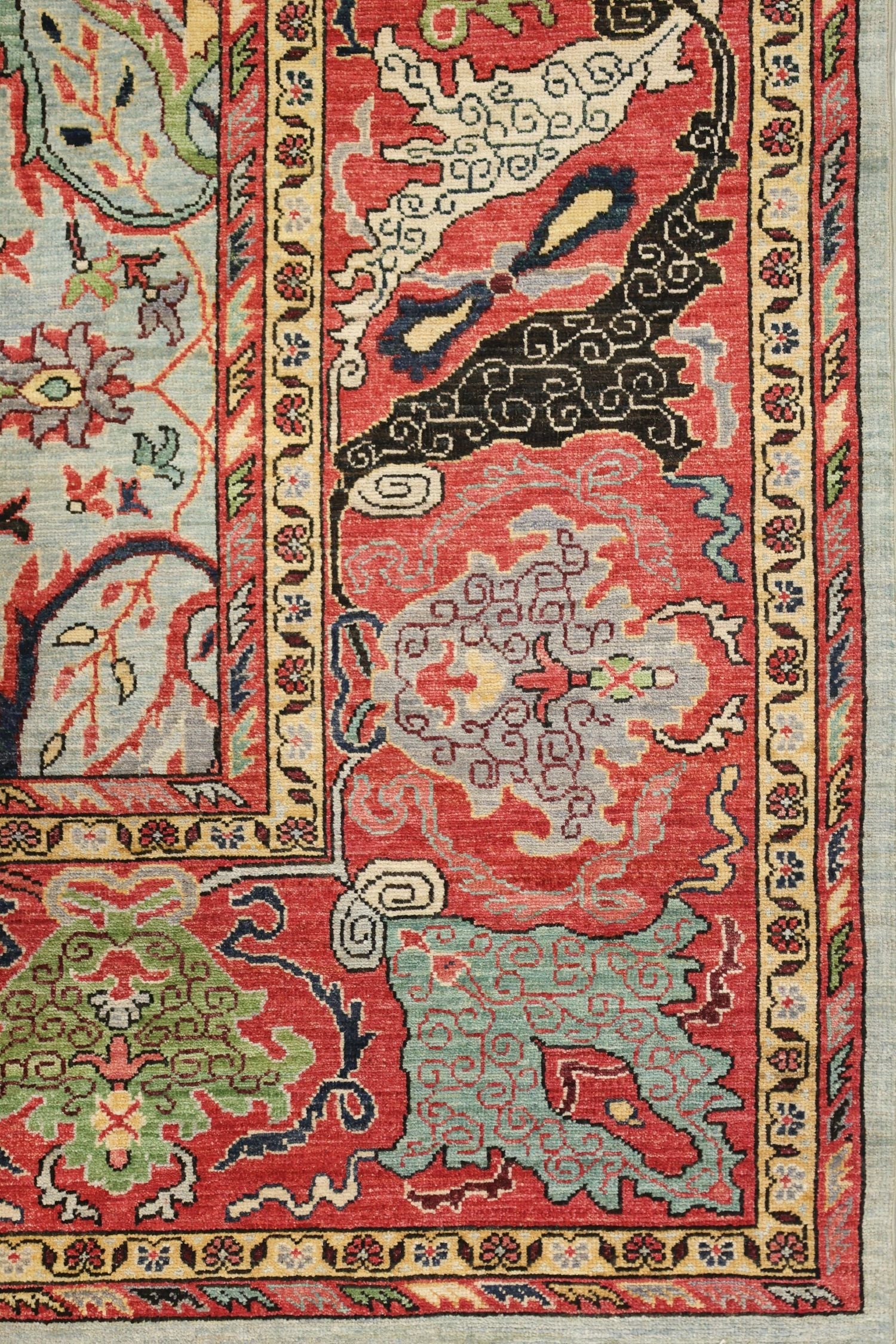 Handwoven Arabesque Bijar Tribal Rug - Traditional Persian Design, J74920 - Perfect for Boho Home Decor, Living Room, Bedroom & Office
