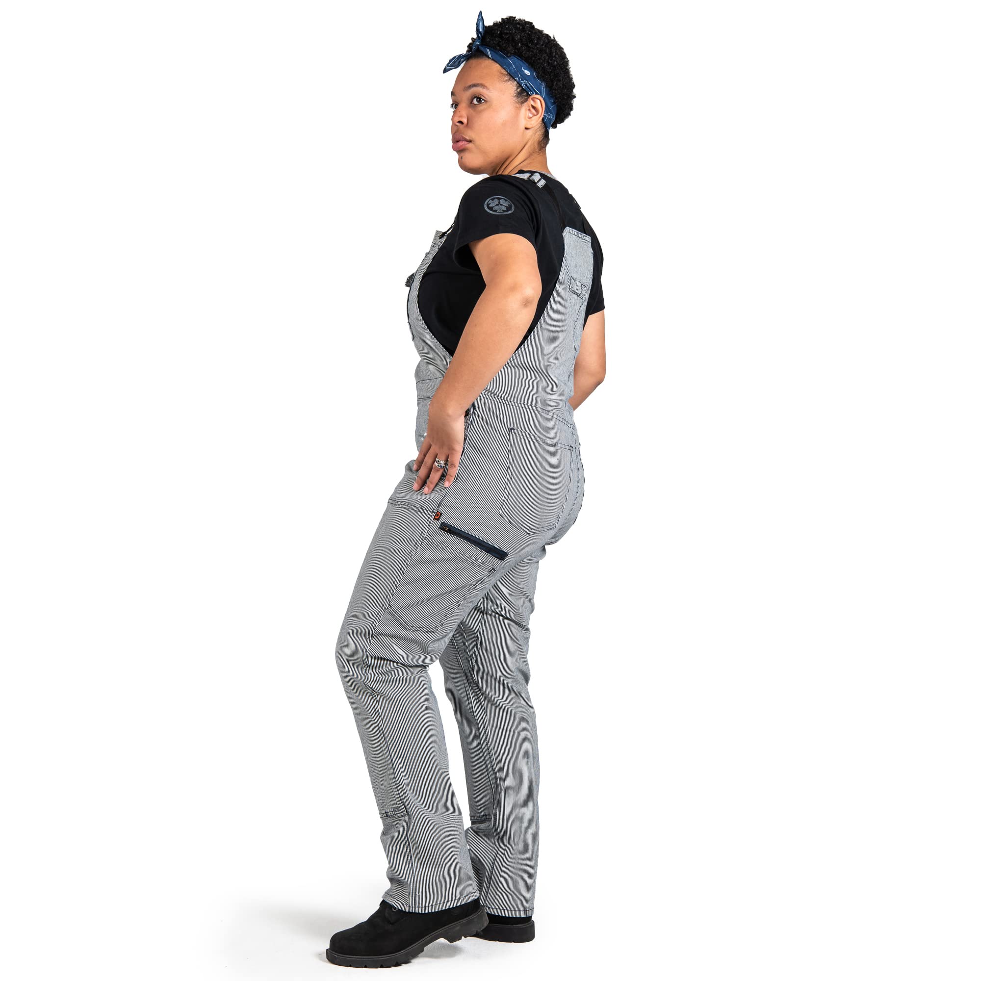 Dovetail Workwear Freshley Overalls for Women - 13 Pockets Durable Utility Overalls - Perfect for Construction, Farming & Outdoor Work