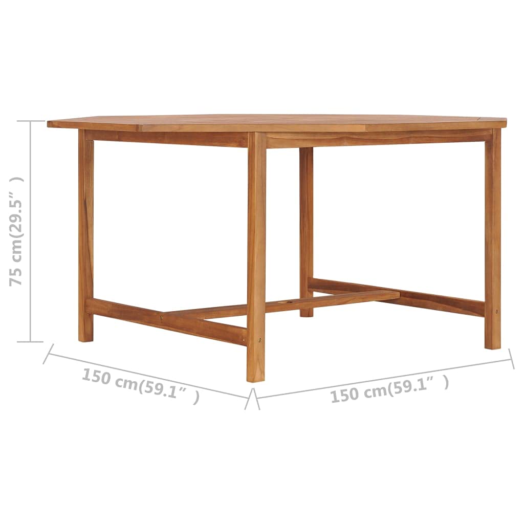 Outdoor Folding Dining Table 59