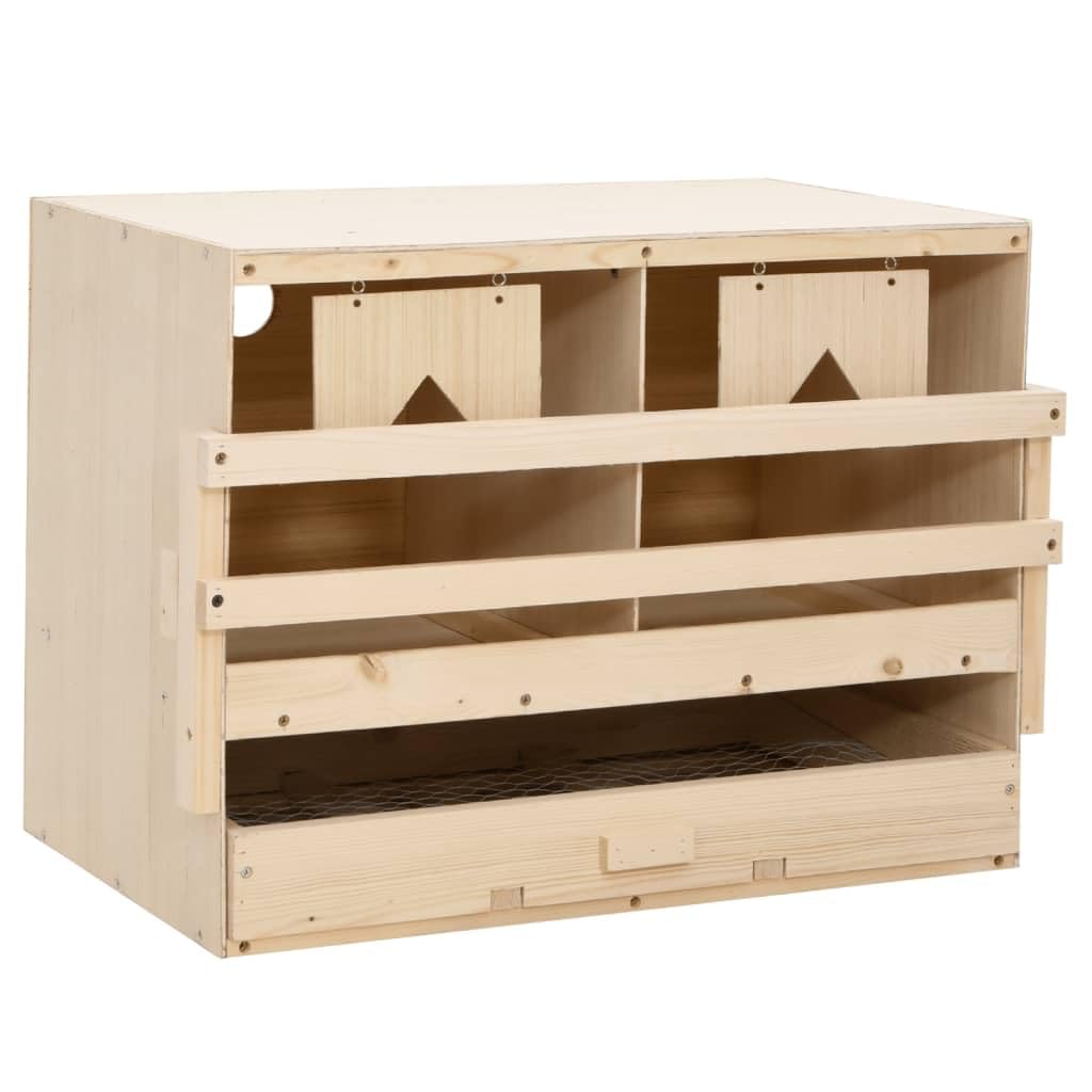 Premium 2-Compartment Chicken Laying Nest Box - 24.8
