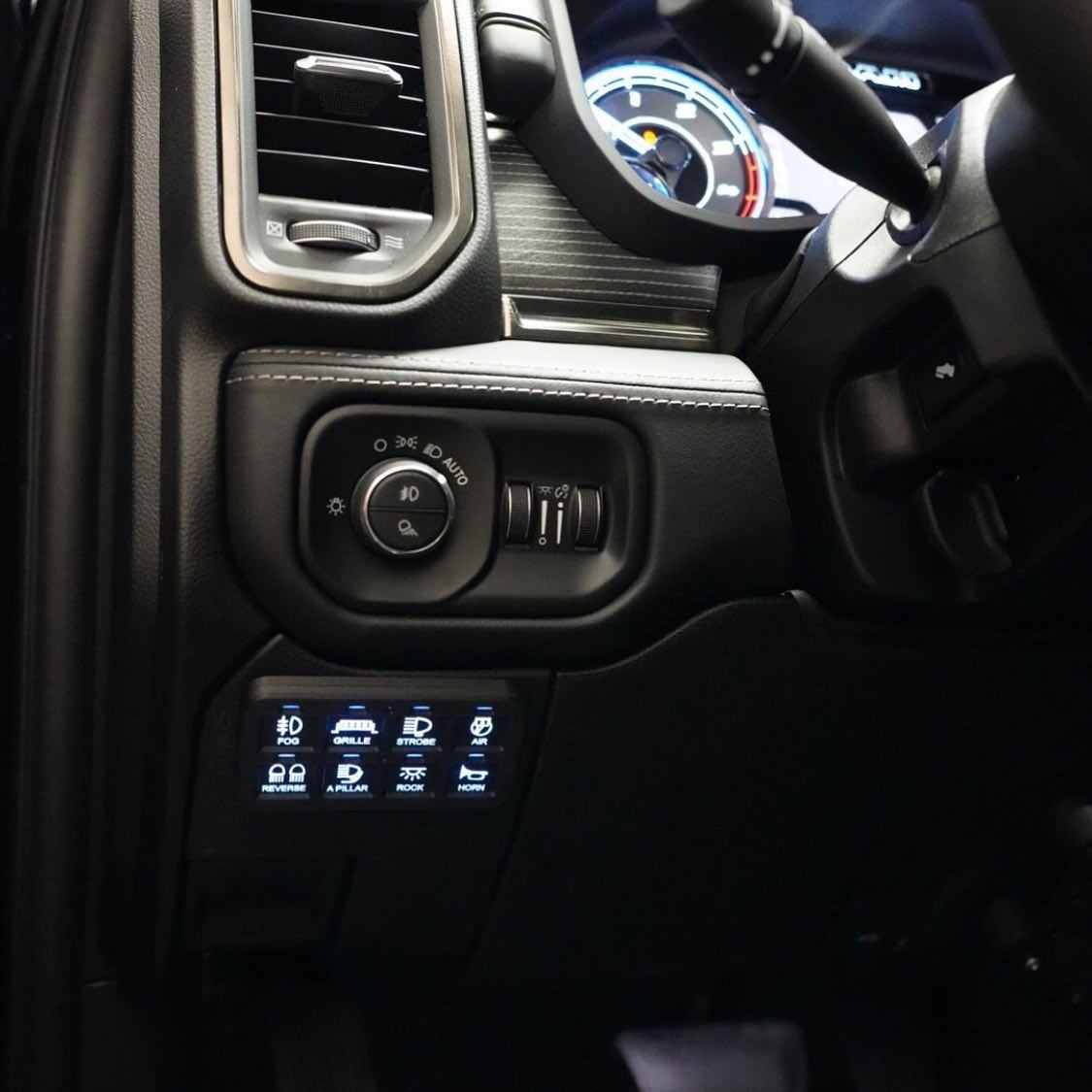 2019-2025 Ram 2500/3500 Heavy Duty SDHQ Built Complete Switch Pros SP 9100 Kit - Off-Road Lighting & Accessory Control System for Truck Enthusiasts