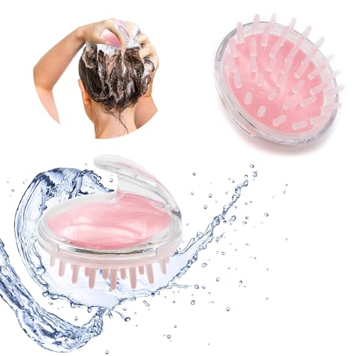 KOOSHLO Scalp Massager Brush - Soft Silicone for Deep Cleaning & Dandruff Relief - Perfect for Hair & Body Wash