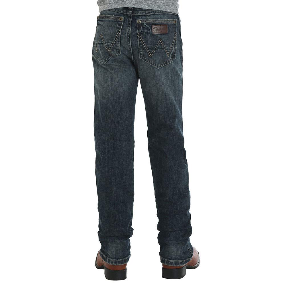 Wrangler Boys' Retro Slim Fit Straight Leg Jean - Classic Denim Pants for Kids, Comfortable & Durable for School, Play & Everyday Wear