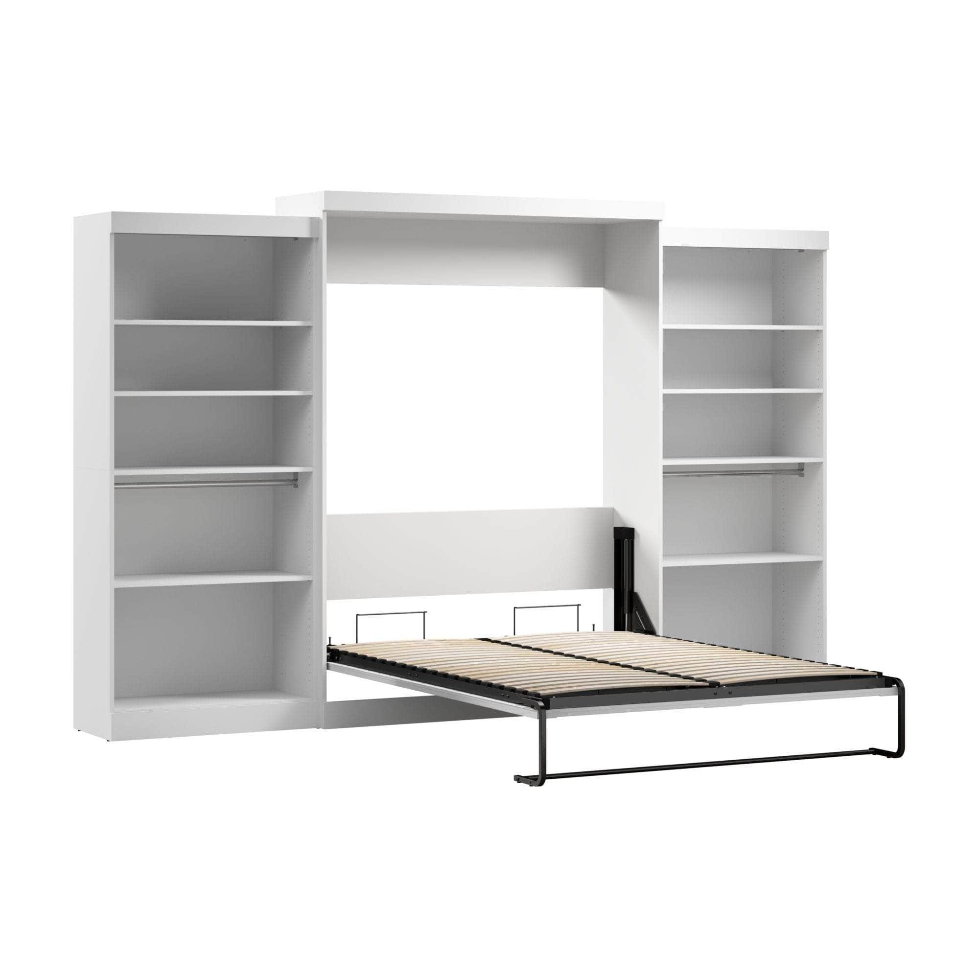 Pur Queen Murphy Wall Bed with 2 Storage Units - 136