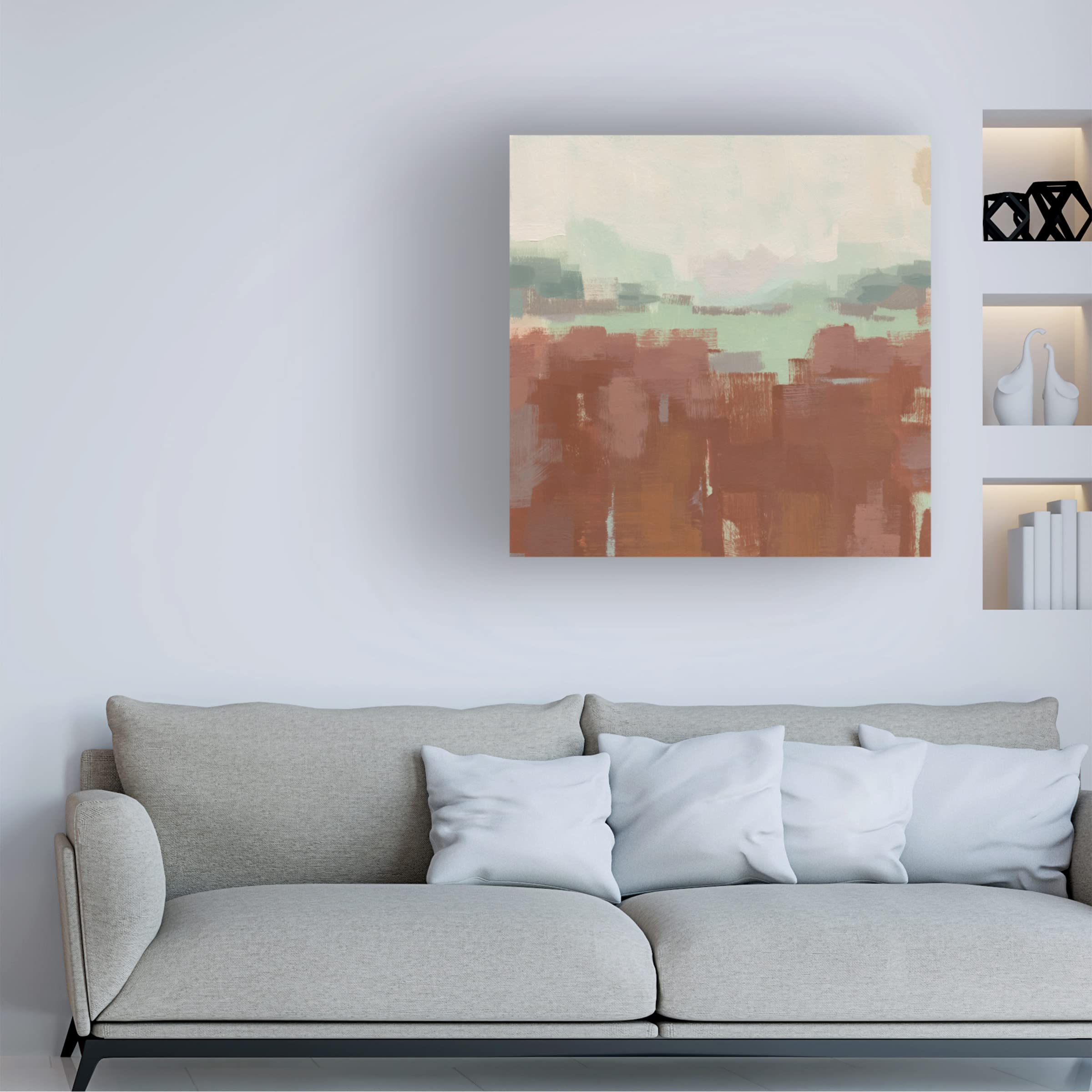 Jacob Green 'Mountain Air I' Canvas Wall Art Print - Landscape Nature Painting for Living Room, Bedroom & Office Decor
