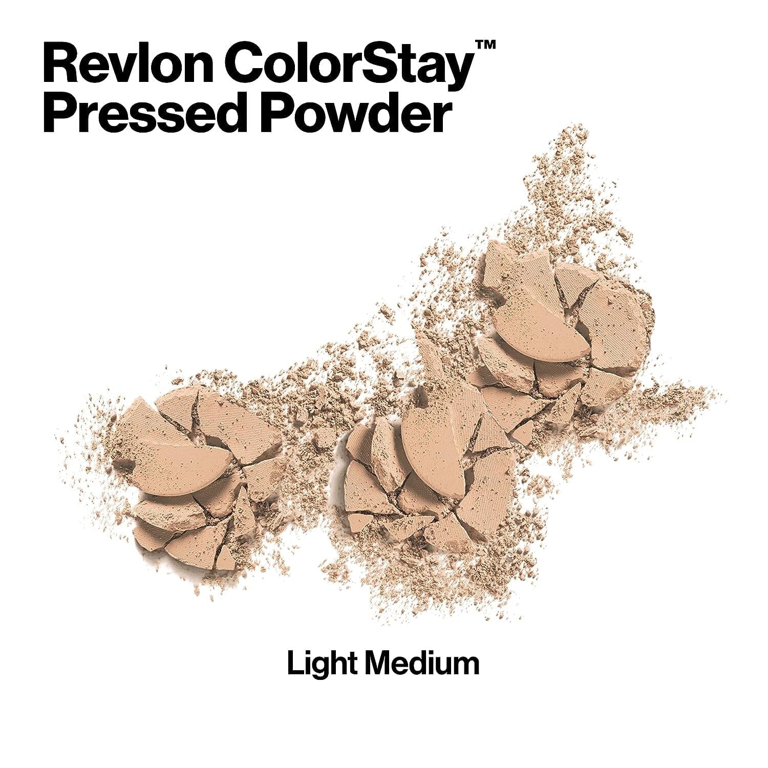 Revlon ColorStay Pressed Powder - Light Medium (830) 8.5g, Oil-Control & Long-Lasting Makeup for All-Day Wear - Perfect for Oily Skin & Touch-Ups On-The-Go