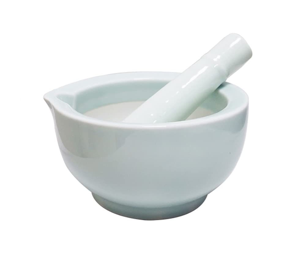 123Arts 3.5-Inch Ceramic Mortar and Pestle Set - Colorful Pill Crusher & Spice Grinder for Kitchen, Pharmacy, and Herbal Use | Perfect for Grinding Spices, Crushing Pills, and Mixing Herbs