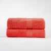 Premium Organic Cotton 650 GSM 2-Piece Bath Sheet Set - Ultra Soft & Absorbent Towels for Spa, Hotel & Luxury Bathroom Experience