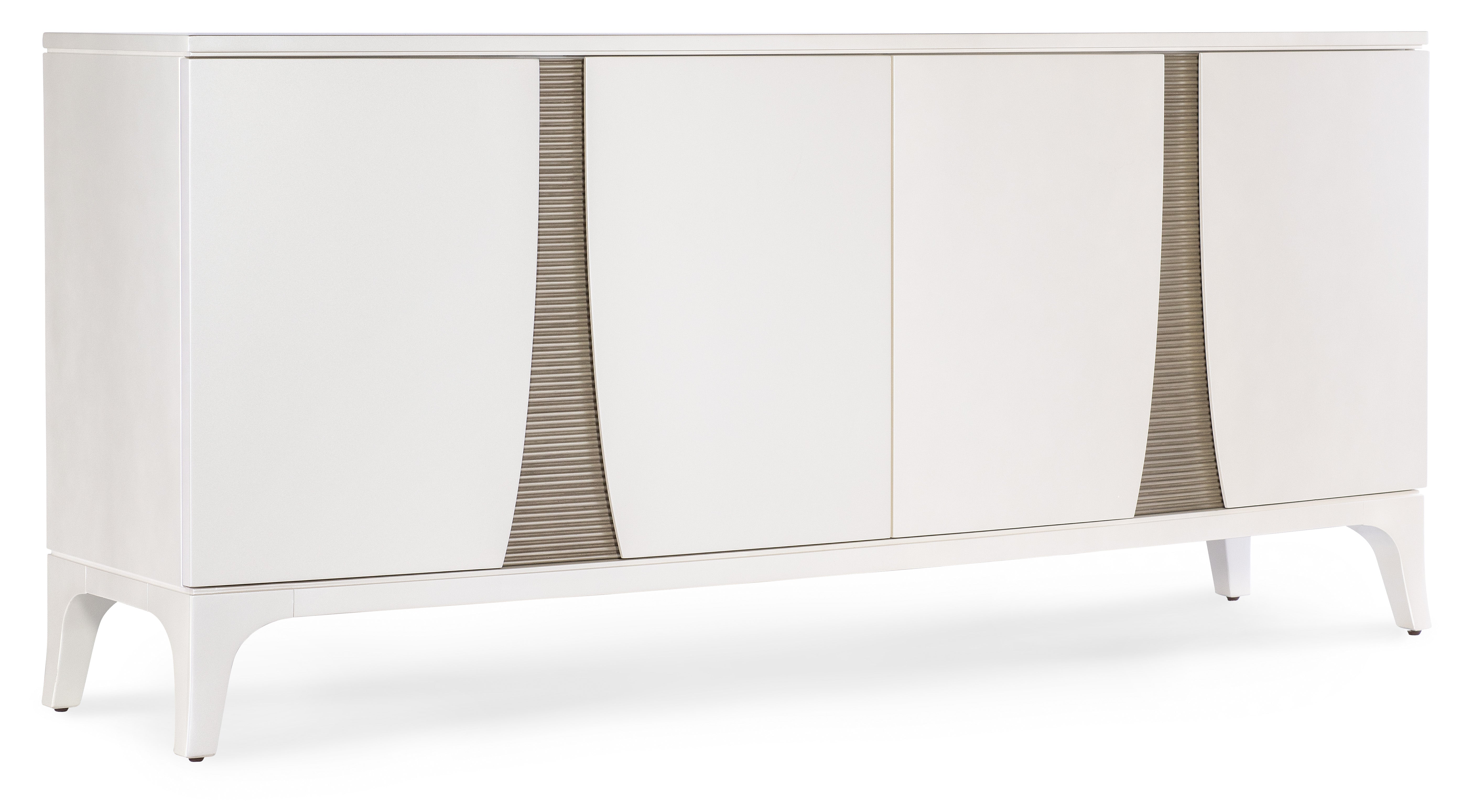 Bella Donna Entertainment Credenza - Stylish TV Stand with Storage for Living Room, Home Theater, and Gaming Setup - Modern Media Console for TVs up to 65 inches