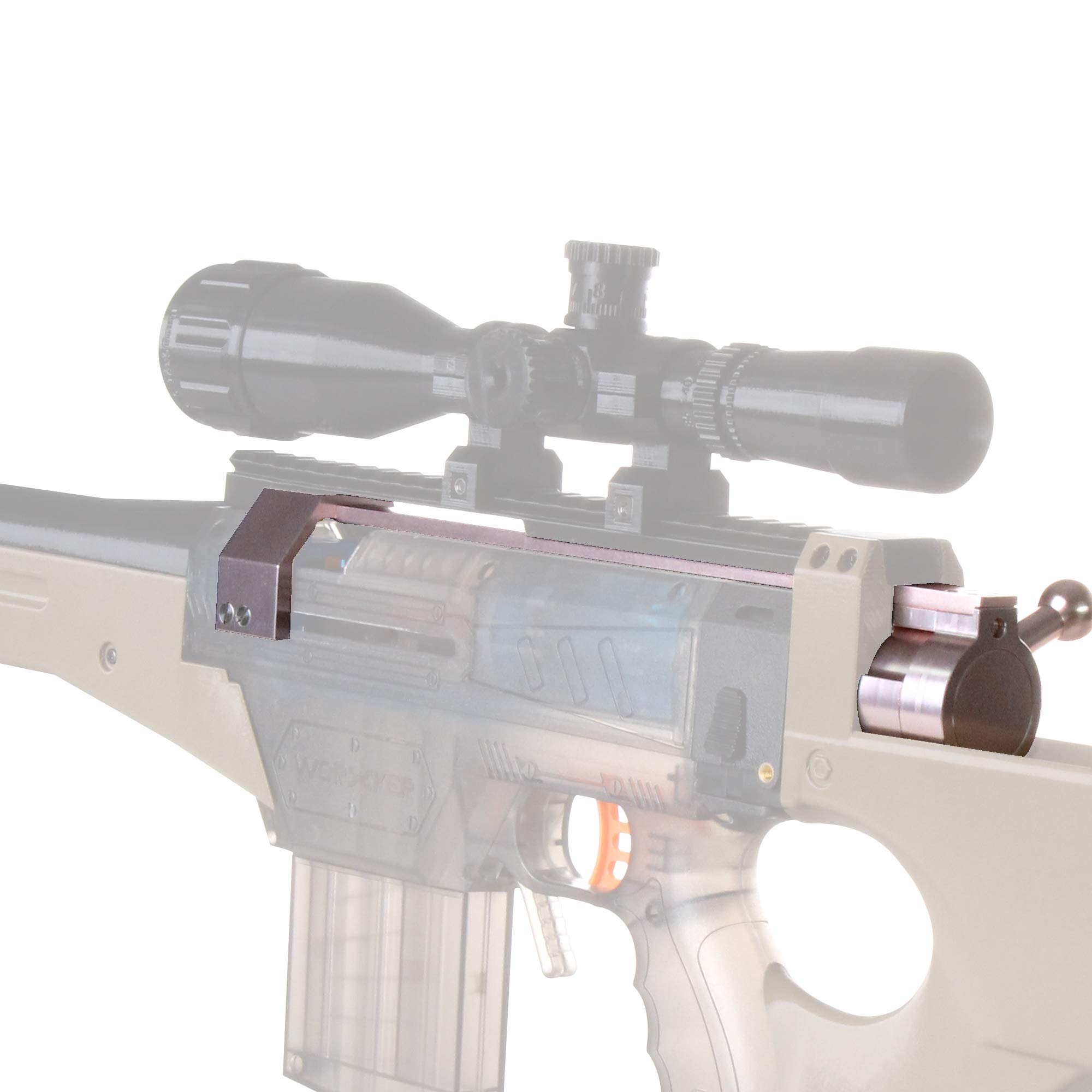 Grip Bolt Action Kit for Nerf Retaliator & Prophecy Foam Blaster - Upgrade Your Foam Dart Blaster for Competitive Play & Target Practice