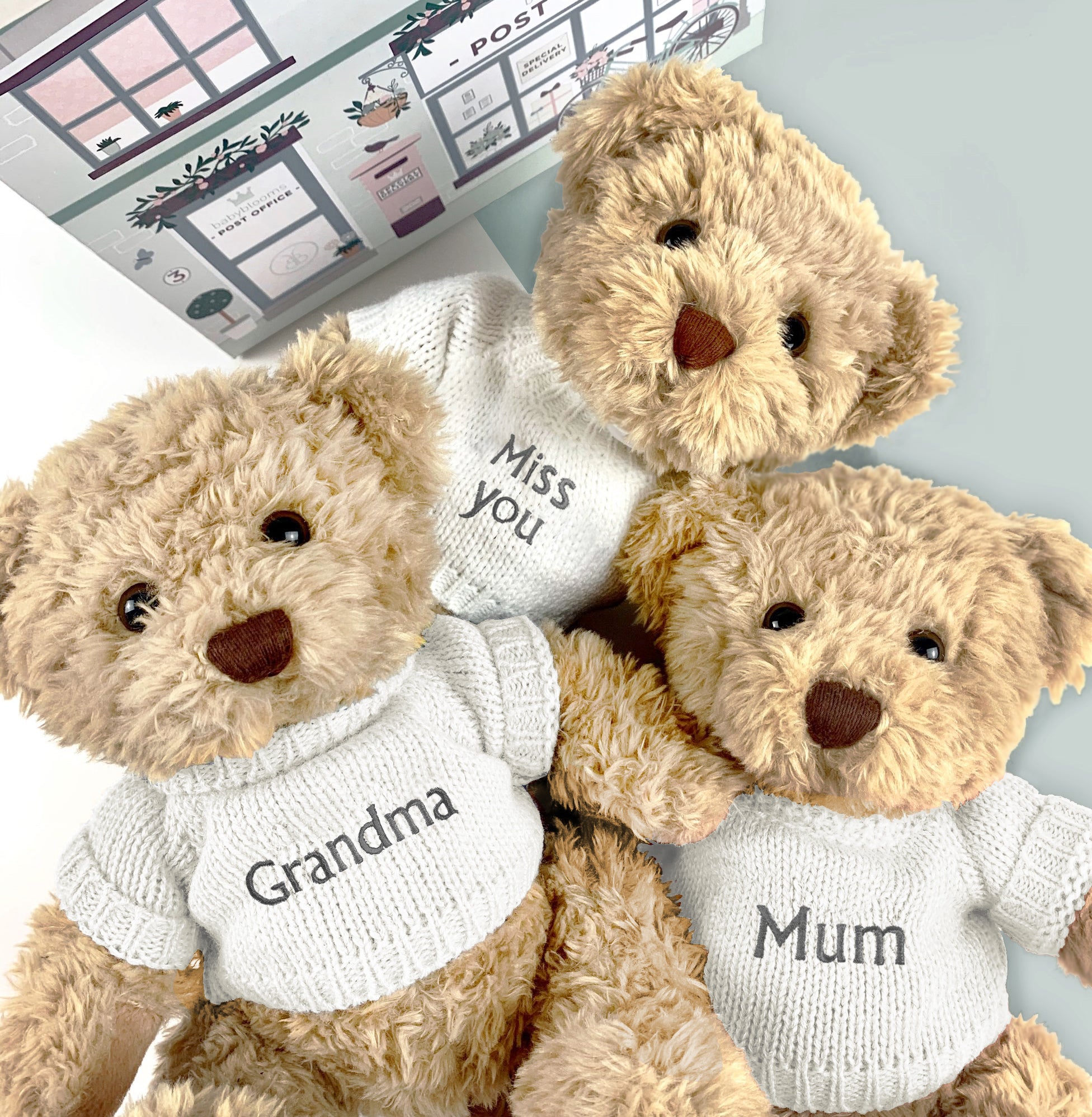 Send A Bear Hug - White Plush Teddy Bear | Perfect Gift for Valentine's Day, Birthday & Long Distance Relationships