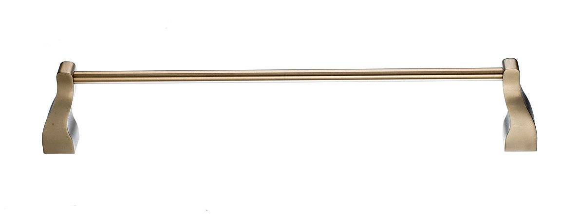 Top Knobs AQ8-BB Aqua Bronze Single Towel Bar - Elegant Bathroom Towel Holder for Spa, Hotel & Home Decor