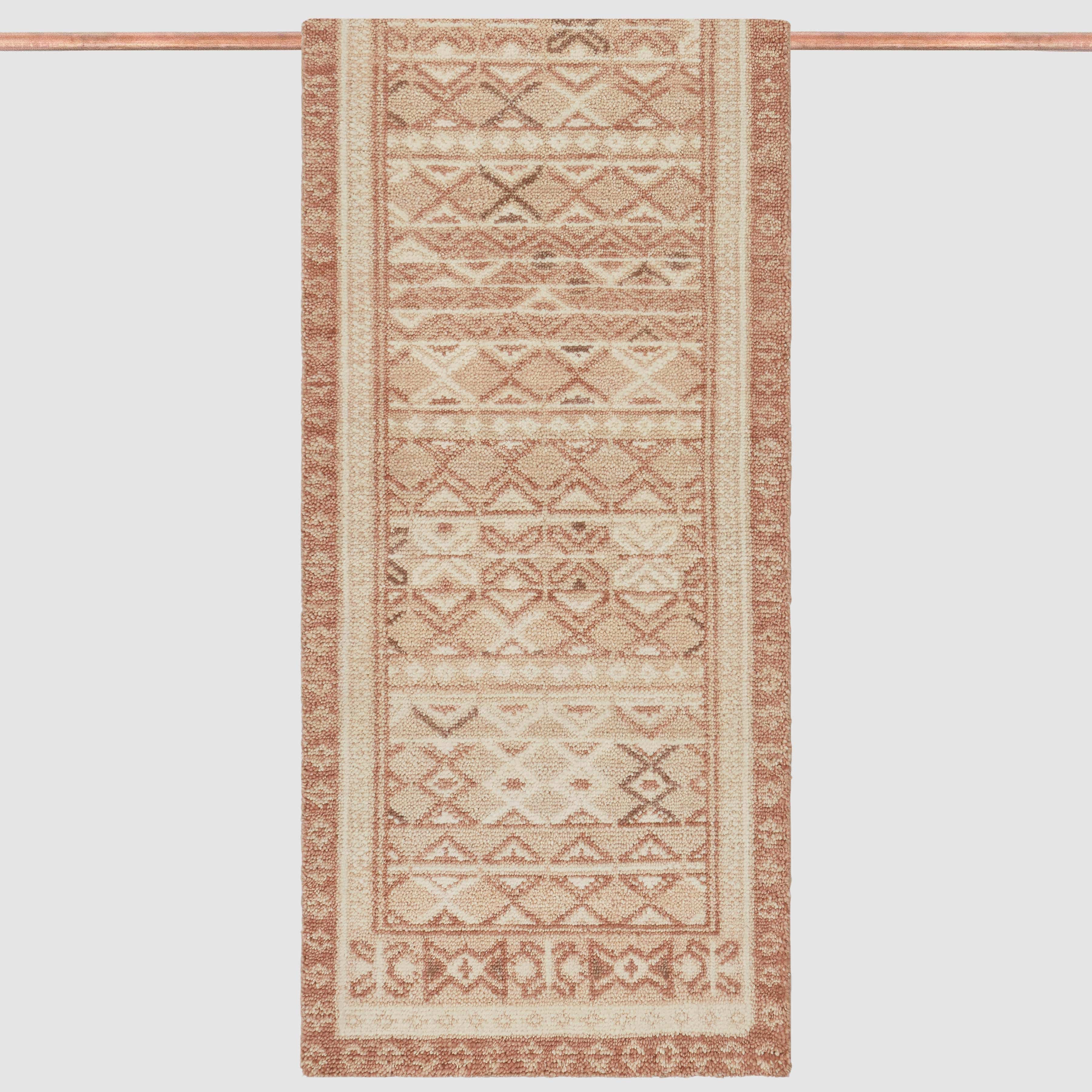 Ekaja Hand Knotted Accent Rug - Premium Bohemian Style Area Rug for Living Room, Bedroom & Home Decor - Soft & Durable for High Traffic Areas
