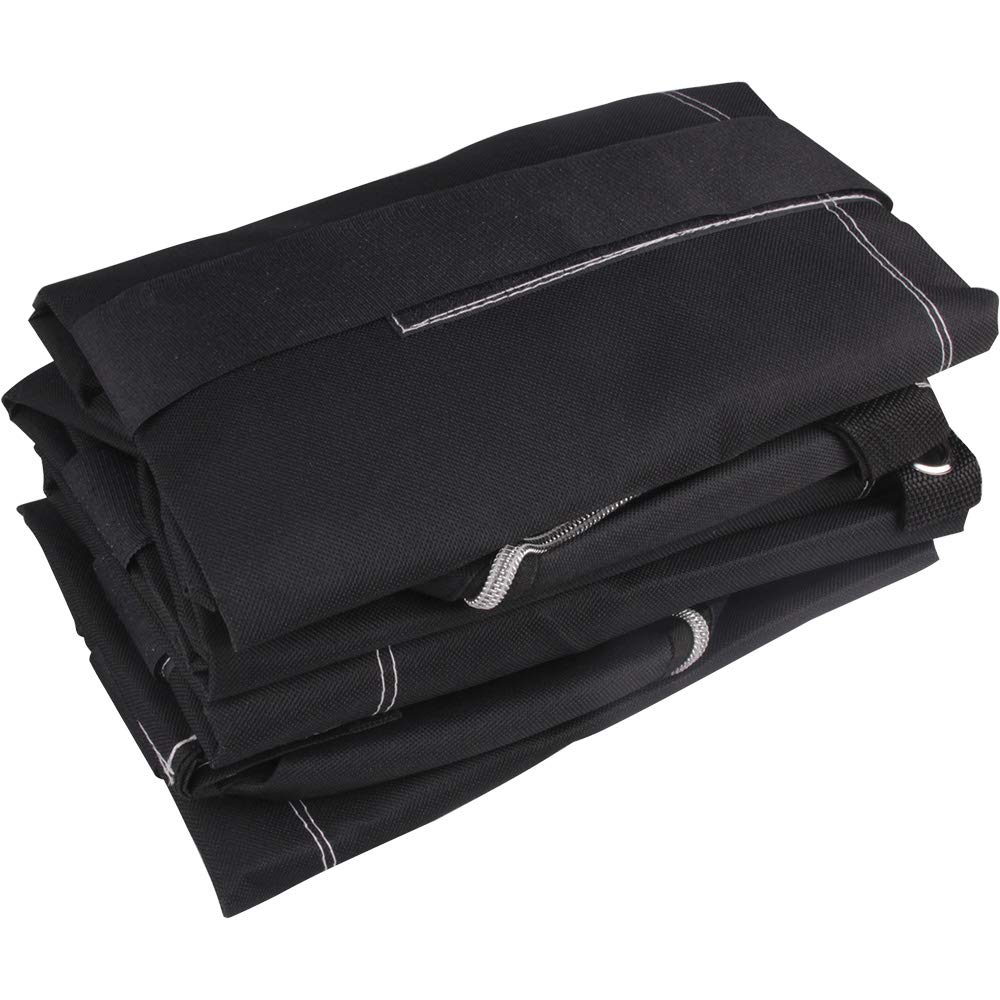 Goutime 4-Pack Heavy Duty Canopy Weights (160lbs) - Sand Bags for Outdoor Pop Up Tents, Gazebos & Sun Shelters - Perfect for Beach, Camping, Backyard Parties & Events - Black