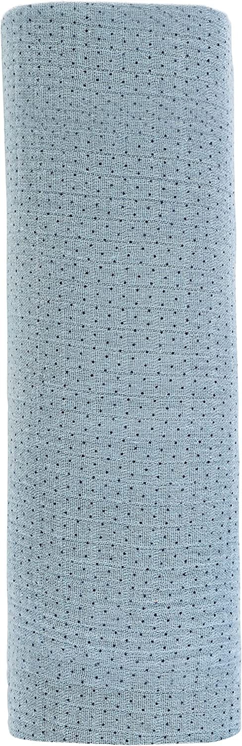 Ely's&Co. Soft Breathable Muslin Swaddle Blanket for Babies - Single Pack - Perfect for Swaddling, Nursing & Stroller Use