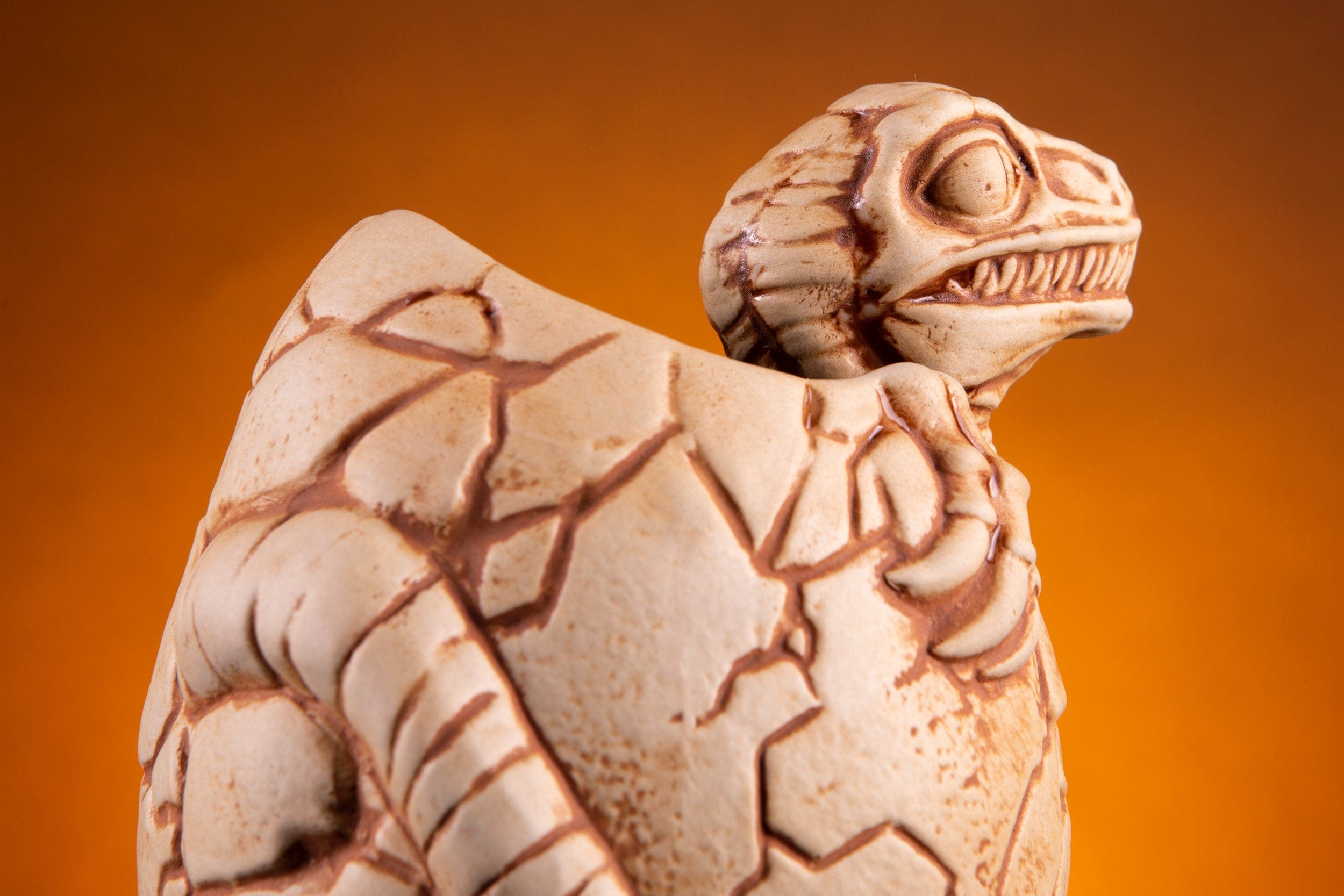 Jurassic Park Baby Raptor Tiki Mug - Collectible Ceramic Cup for Dinosaur Fans - Perfect for Movie Nights, Themed Parties & Home Decor