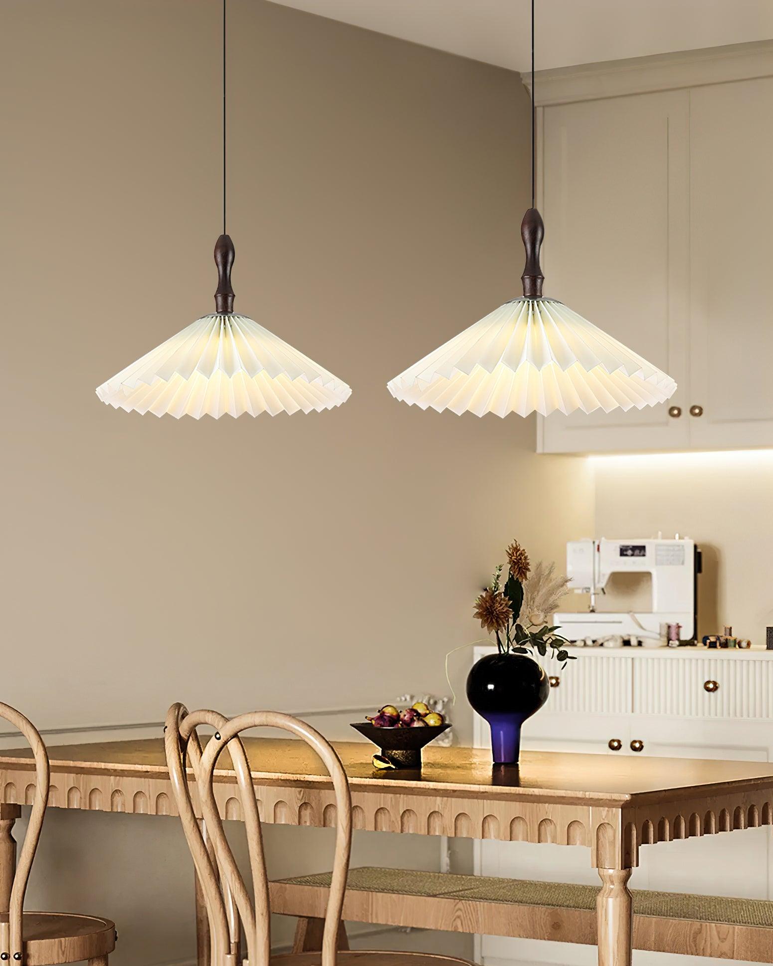 Elegant Handmade Flower Paper Pendant Lamp - Boho Chic Ceiling Light for Bedroom, Living Room & Dining Room Decor