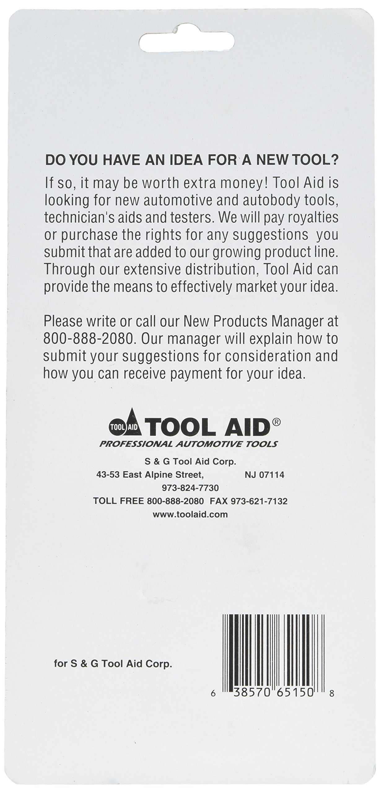 S&G Tool Aid 65150 Professional Tire Valve Core Tool - Essential for Tire Repair, Maintenance & Inflation - Perfect for Cars, Trucks, Bikes & Motorcycles