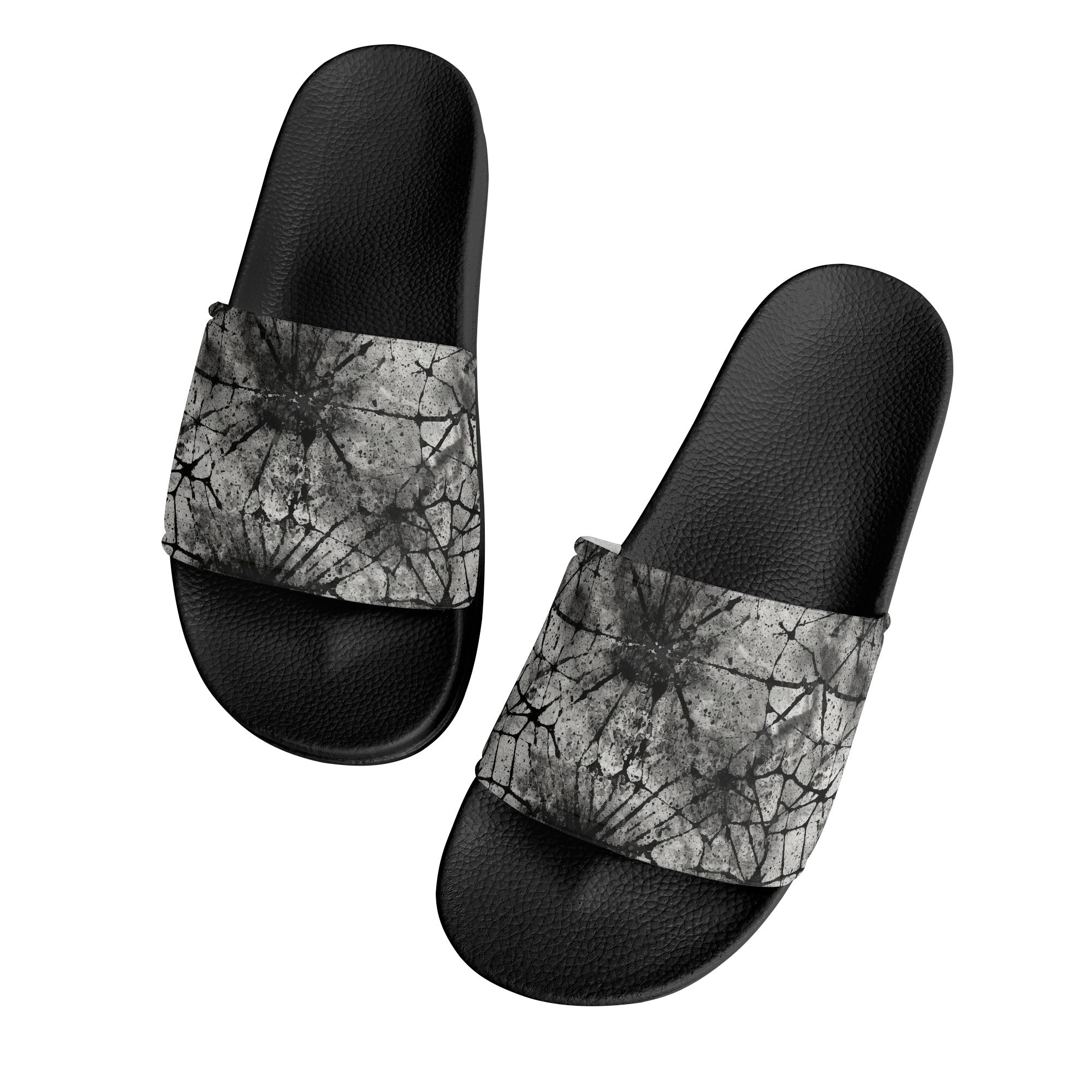 Distressed Men's PVC Sandals - Comfortable & Durable Summer Beach Shoes for Outdoor Walking, Hiking, and Casual Wear