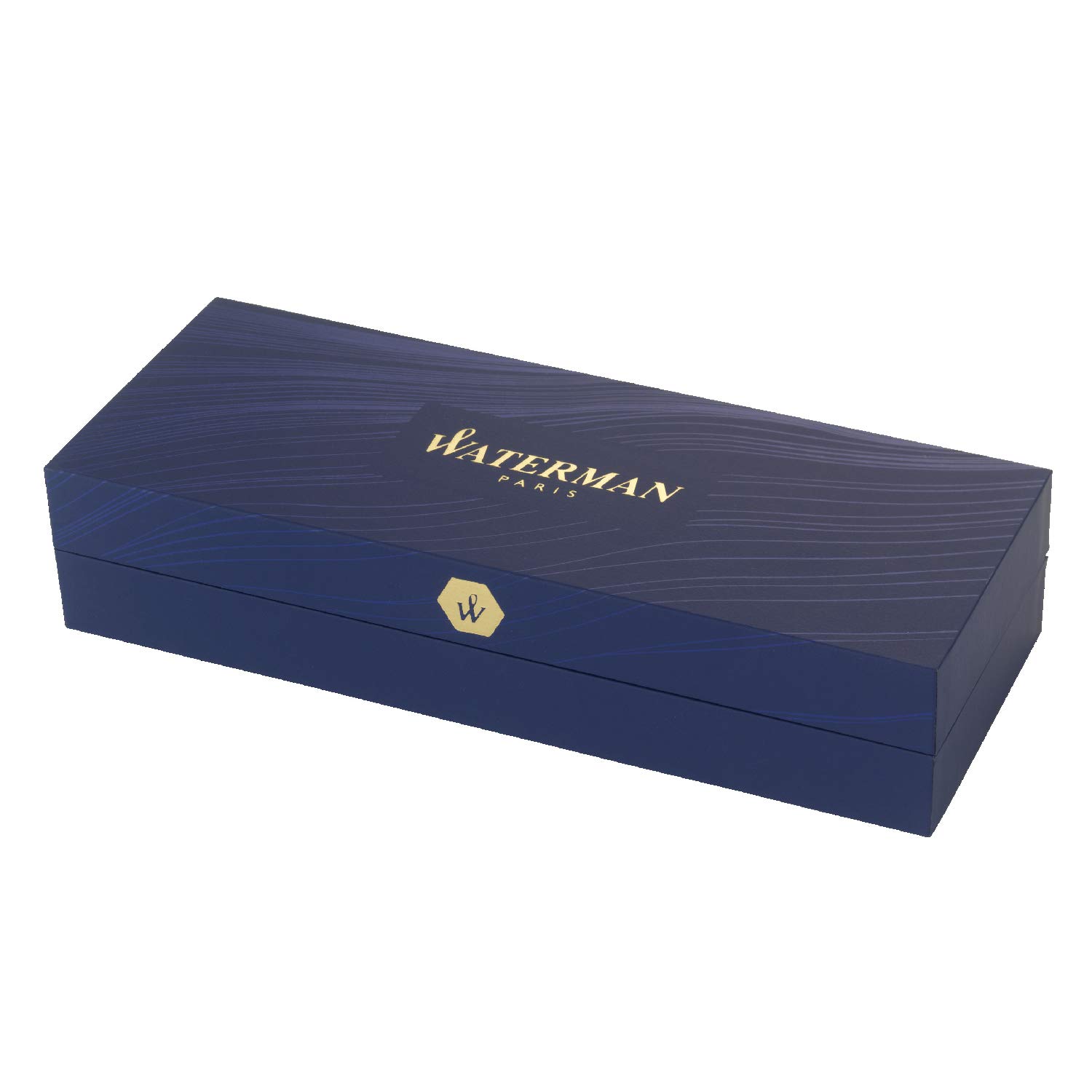 Waterman Expert Fountain Pen - Premium Stainless Steel with Chrome Trim, Fine Nib & Blue Ink Cartridge - Elegant Gift Box for Professionals, Writers & Collectors - Perfect for Business Signatures, Journaling & Luxury Gifts