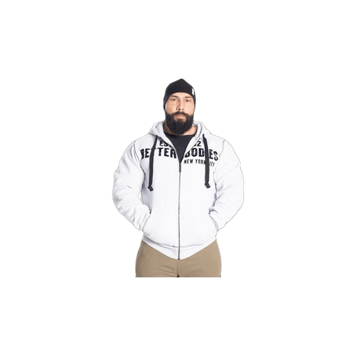 Better Bodies Graphic Hoodie - Light Grey | Stylish & Comfortable Pullover for Men & Women | Perfect for Casual Wear, Gym, and Outdoor Activities
