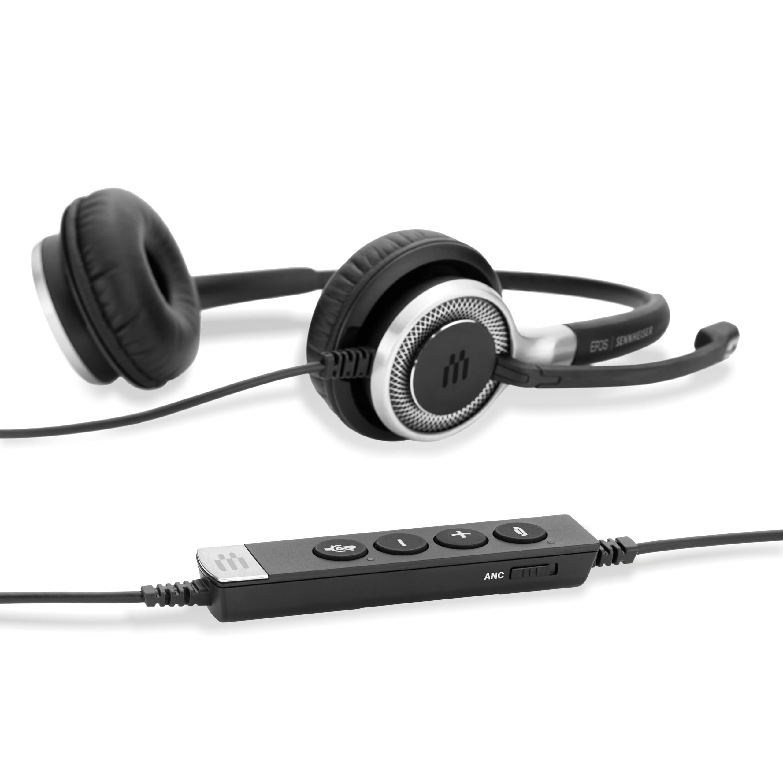 SENNHEISER SC 660 ANC USB (508311) Noise Cancelling Business Headset - Binaural HD Sound, Active Noise Canceling Mic, USB Connector - Compatible with Skype for Business, Microsoft Teams, Zoom Calls (Black) | Perfect for Office, Remote Work & Conference Calls