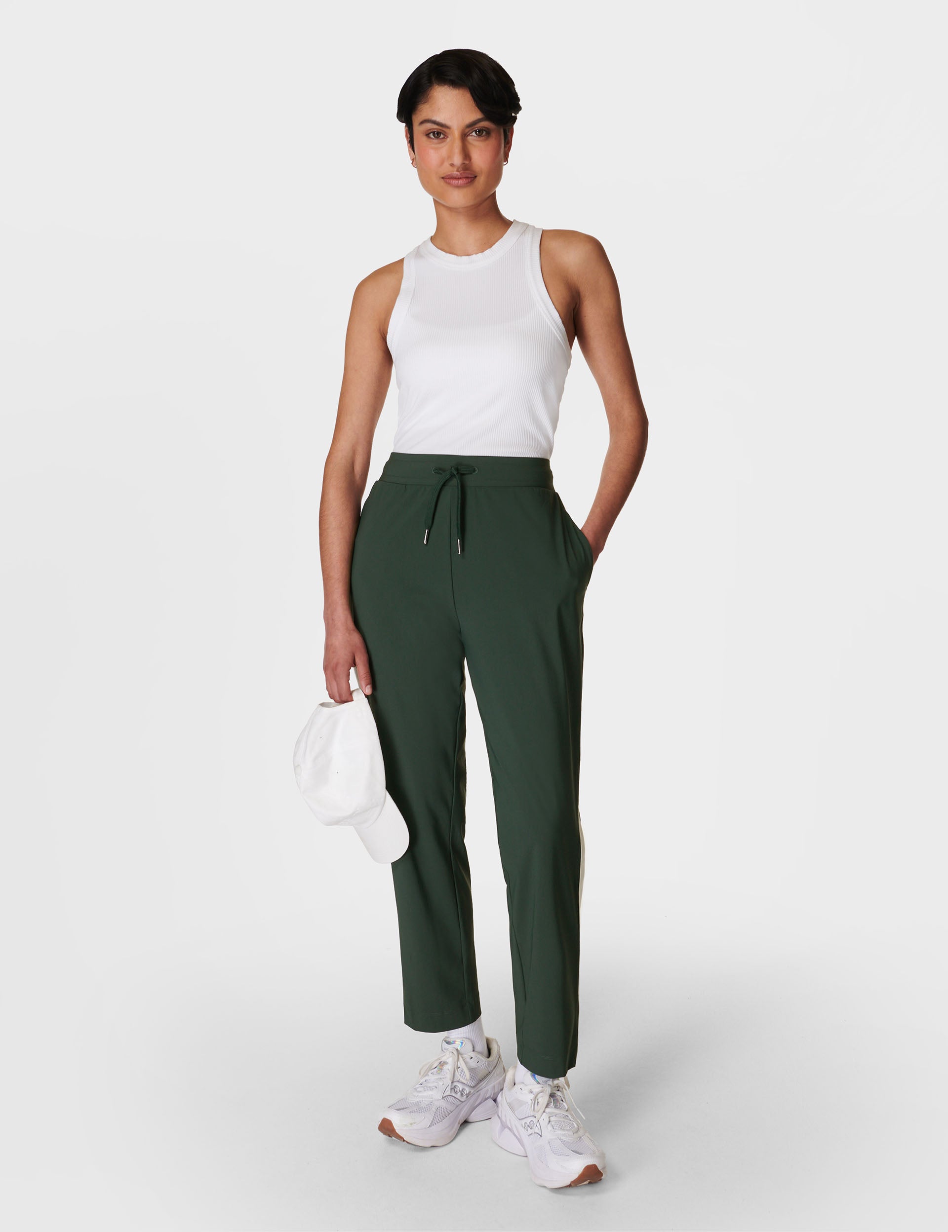 Explorer Side Stripe Pants for Men - Outdoor Hiking Trekking Green Trousers - Perfect for Camping, Travel & Adventure Activities