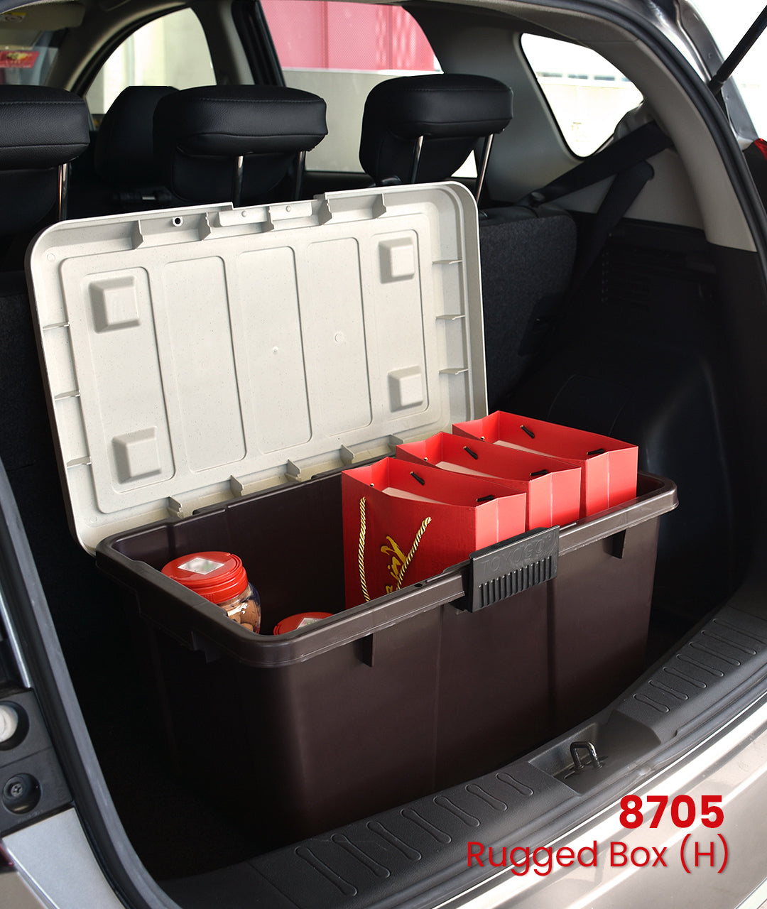 Durable Heavy-Duty Storage Box (8705) - Perfect for Outdoor Gear, Camping Equipment & Tool Organization