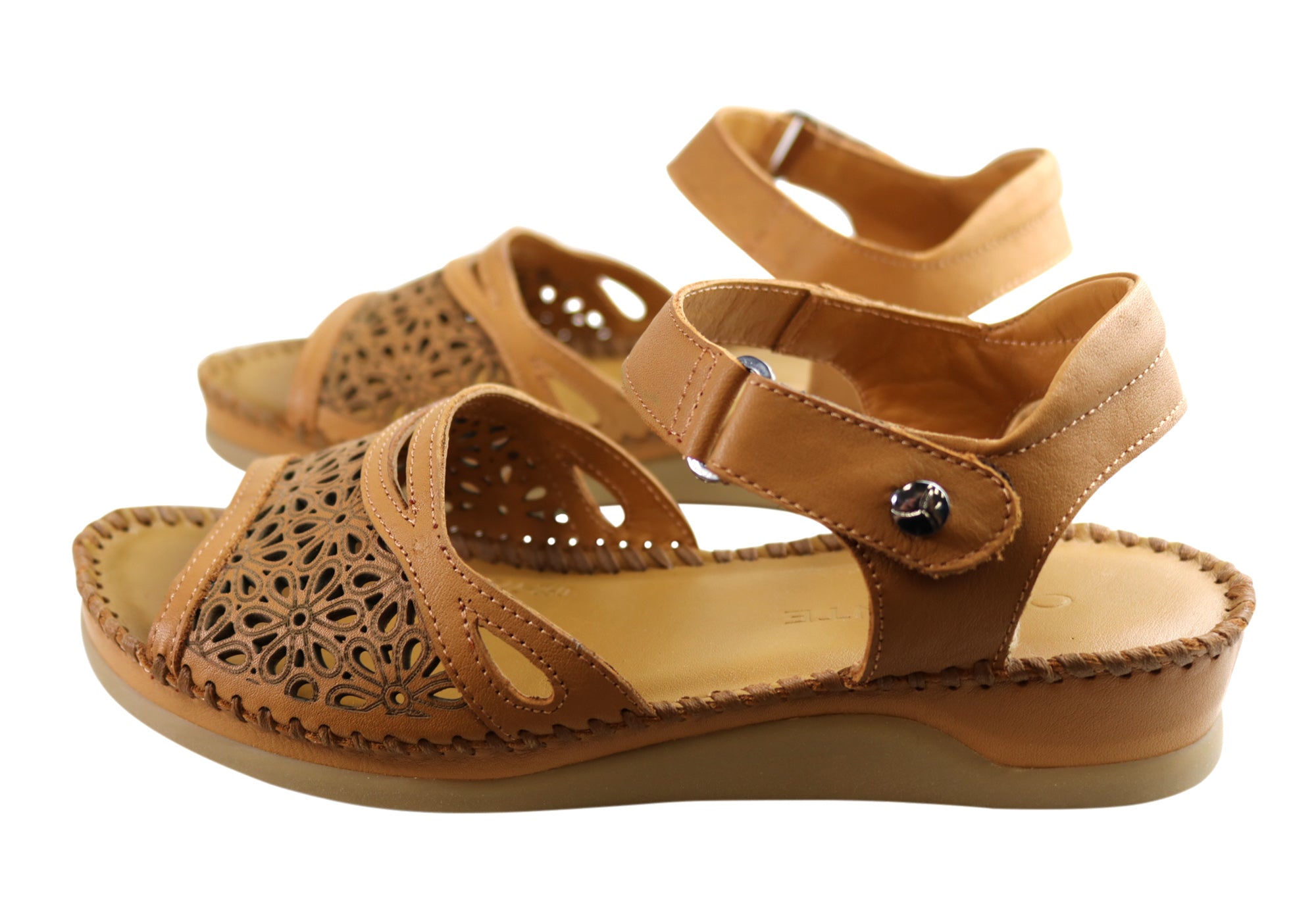Orizonte Noble Women's European Comfortable Leather Sandals - Stylish Summer Walking Shoes for Beach, Vacation & Casual Outings