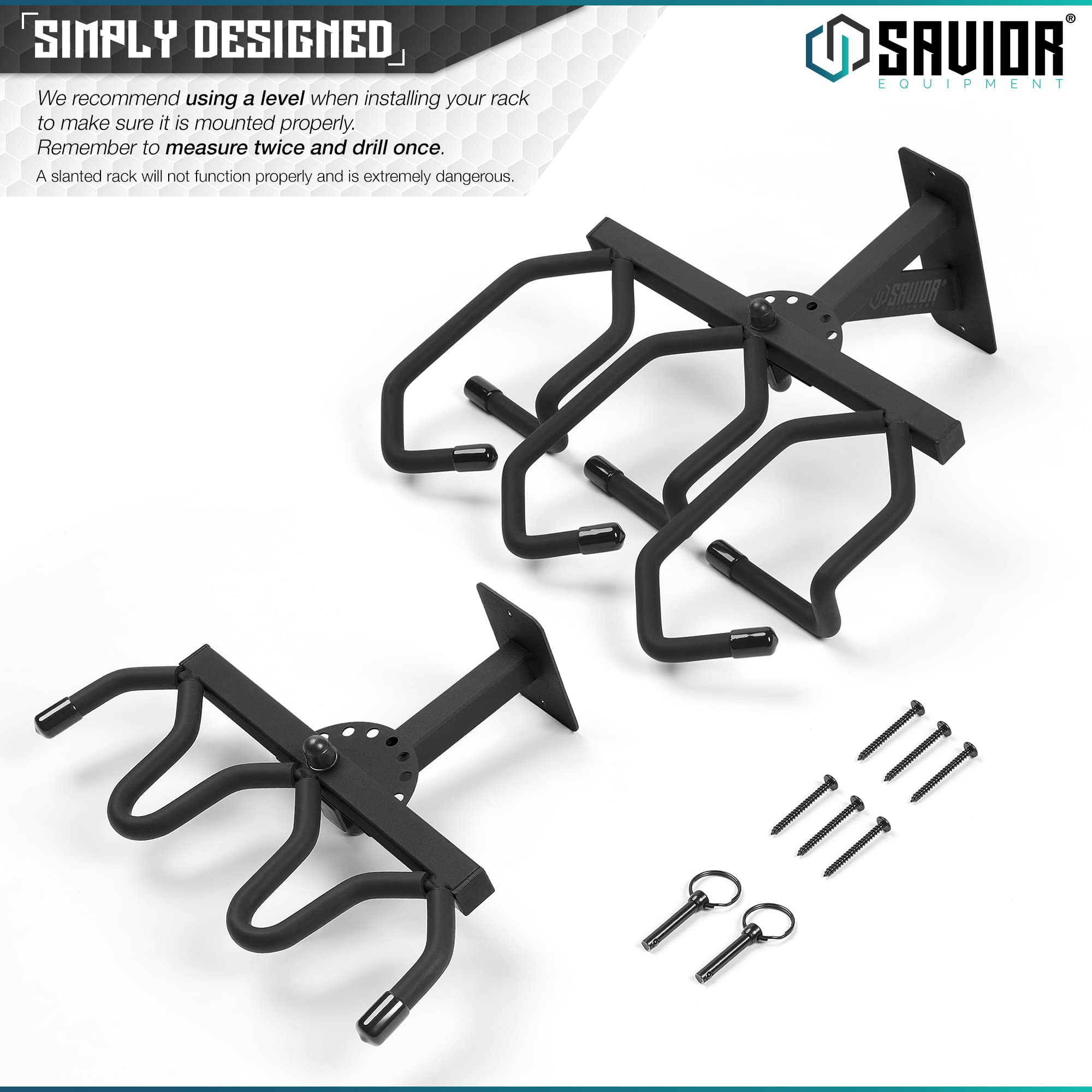 Heavy Duty Wall Mount Rifle Rack - 3-Slot Tactical Shotgun & Carbine Storage Holder for Indoor Gun Display - Adjustable Wide Angle, Holds up to 75 lbs - Perfect for Home, Office, or Gun Range Organization & Secure Firearm Storage