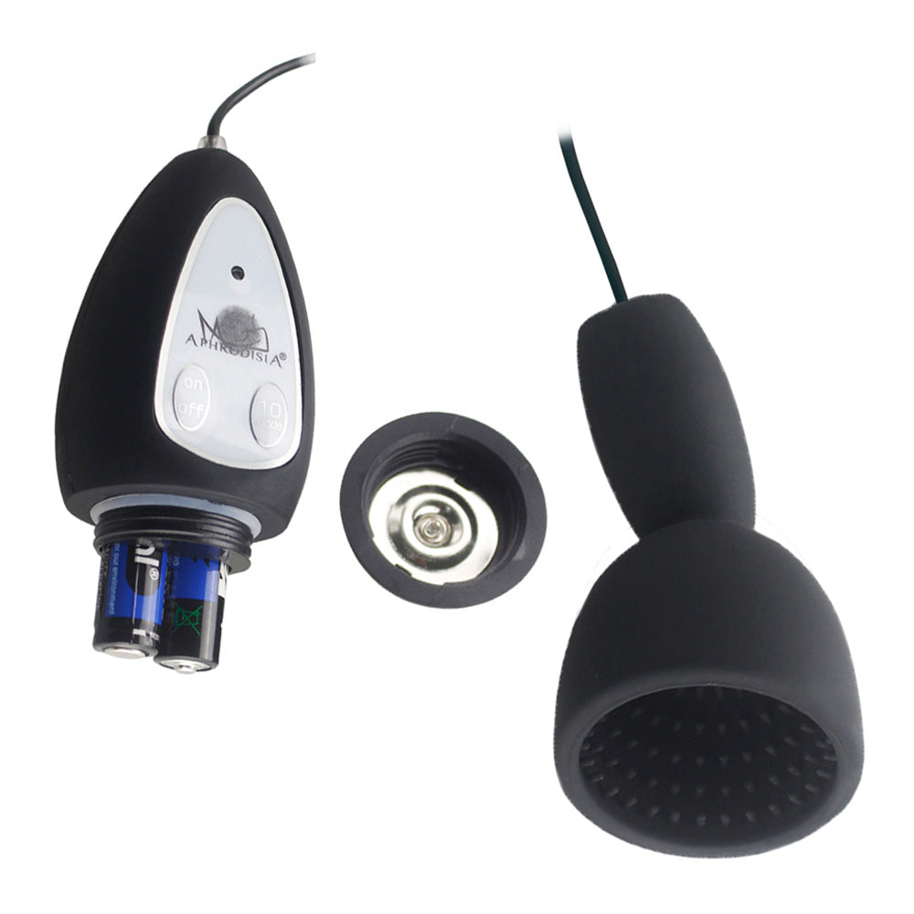 Aphrodisia Vibrating Textured Head Stamina Trainer - Enhance Performance & Pleasure for Couples & Solo Play - Perfect for Bedroom Fun & Intimate Moments