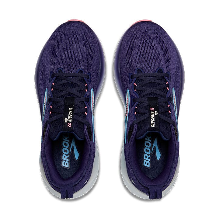 Brooks Glycerin 22 Women's Running Shoes - Premium Cushioned Road Running Sneakers for Long Distance & Marathon Training - Perfect for Jogging, Gym Workouts & Everyday Comfort