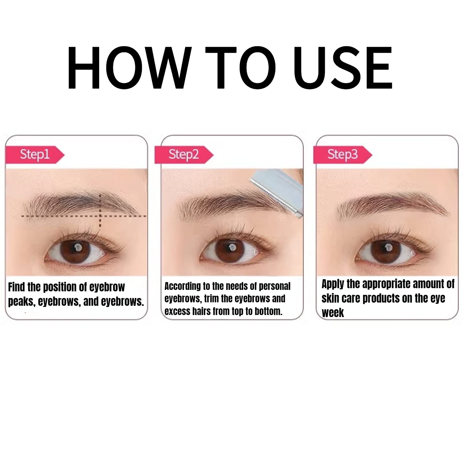 Electric Eyebrow Trimmer for Women - Precision Facial Hair Remover & Eyebrow Razor | Perfect for Eyebrow Shaping, Peach Fuzz Removal & At-Home Grooming