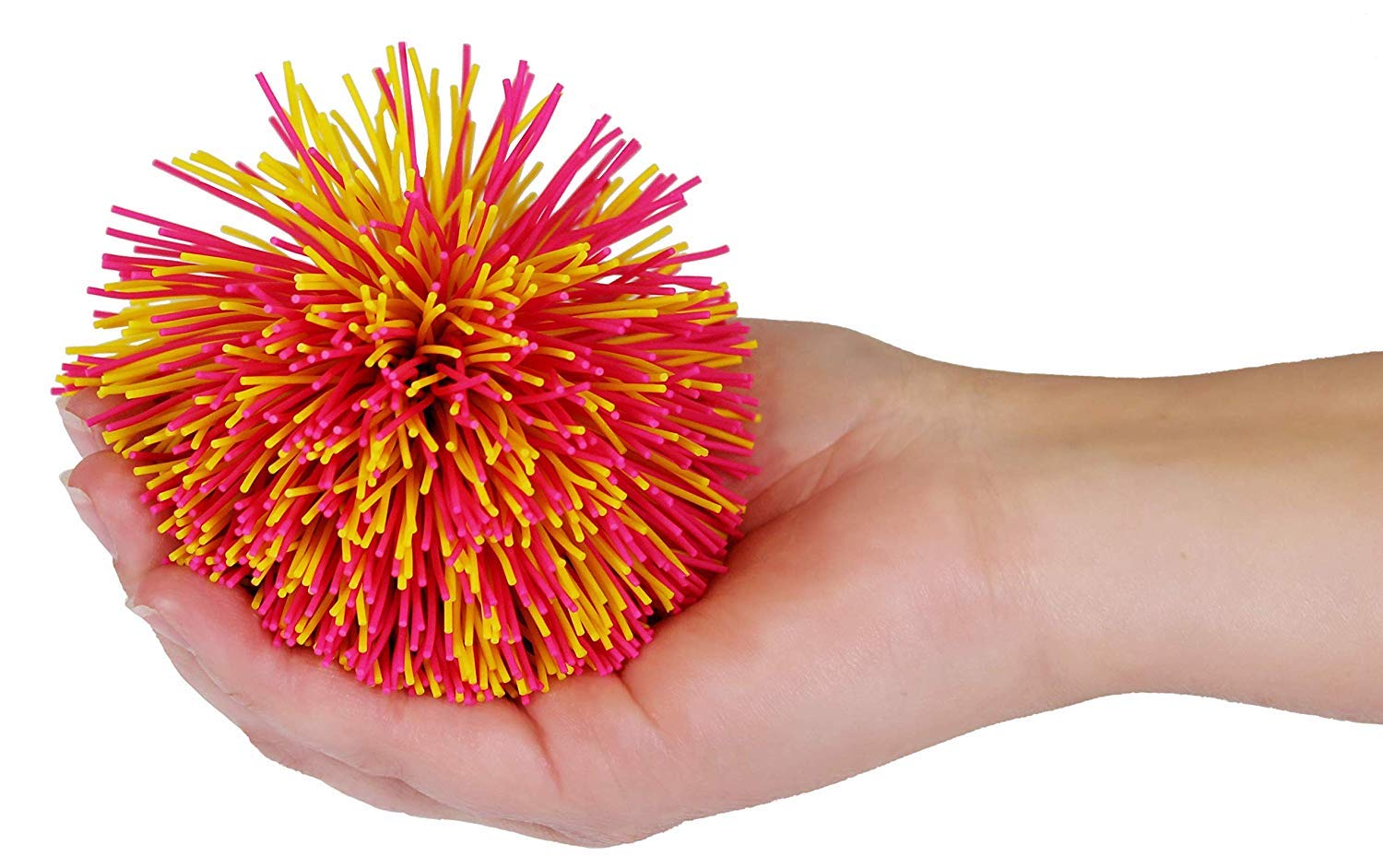 Koosh Balls Multi-Color Sensory Toy Gift Set - 12 Pack Stress Relief Fidget Toys for Kids & Adults - Perfect for Classroom, Office, and Autism Therapy