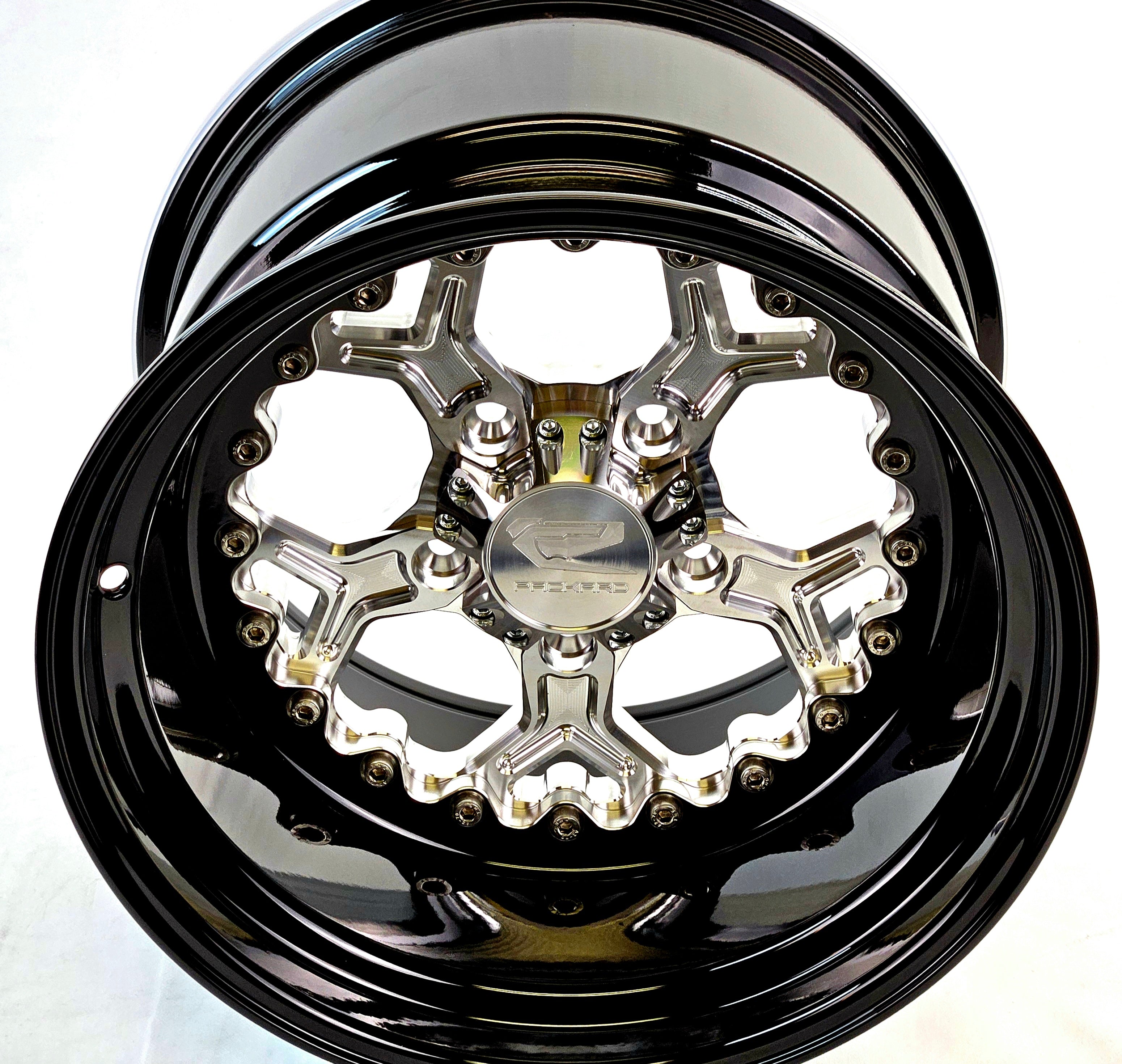 PRO 5 FF Forged Silver RZR PRO R 5X4.5 Wheel - High Performance Off-Road Wheels for Polaris RZR, Perfect for Trail Riding & Desert Racing