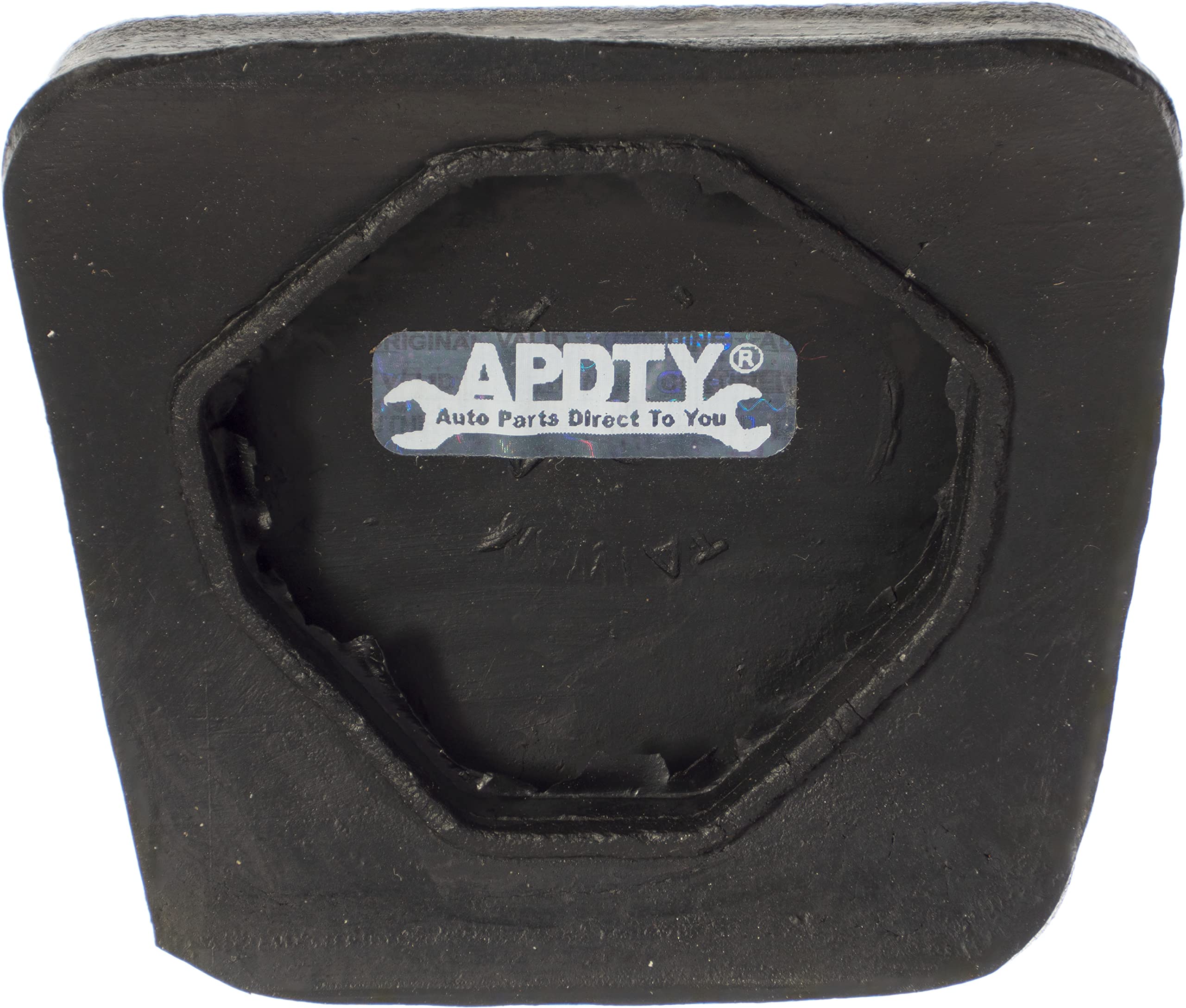 APDTY 31840 Replacement Rubber Parking Brake Pedal Pad - Non-Slip Durable Brake Cover for Cars, Trucks & SUVs - Perfect for Parking on Hills & Inclined Surfaces